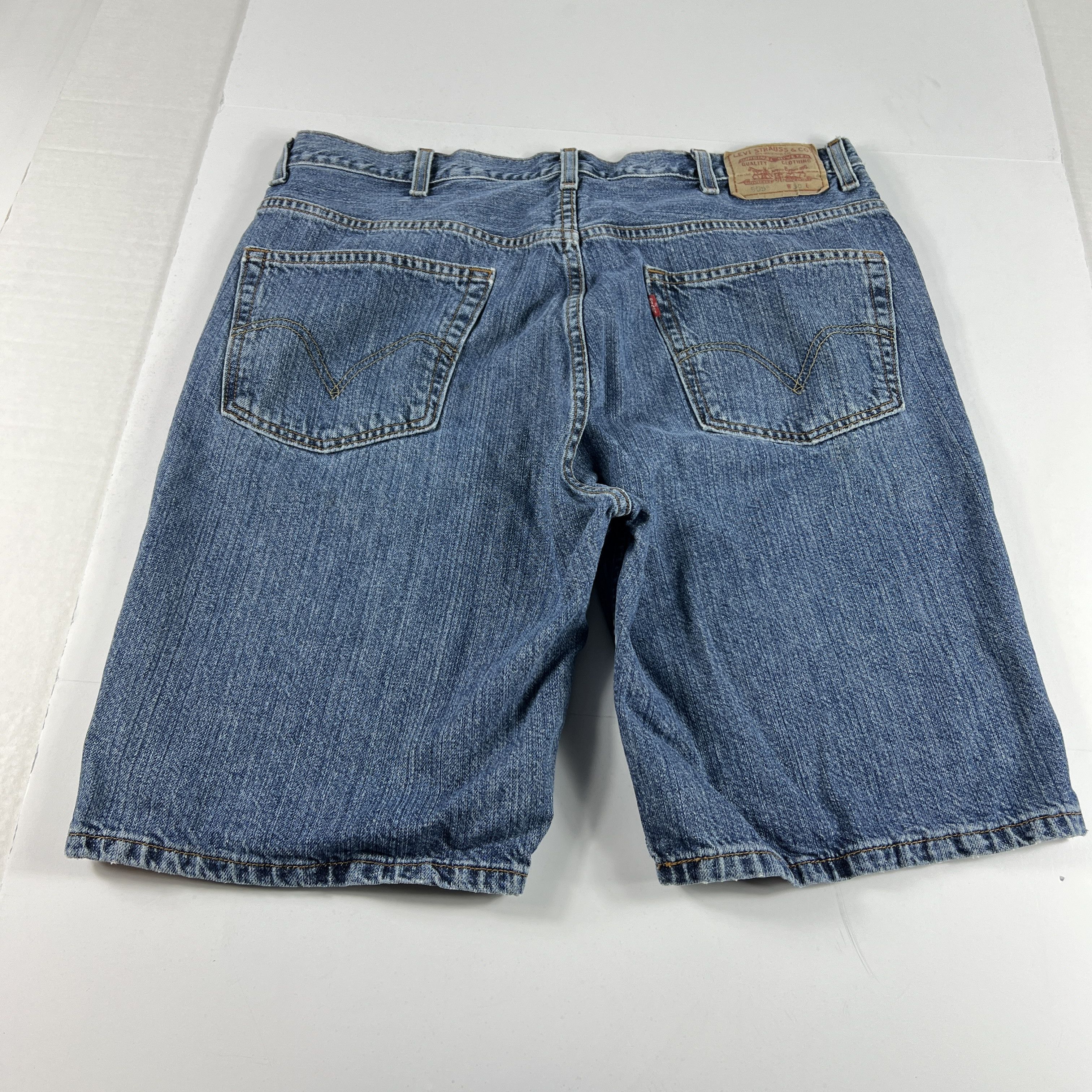 Levi's × Vintage VTG Levi's Jean Shorts 505 Cut Off Distressed Denim Jorts Size US 36 / EU 52 - 7 Thumbnail