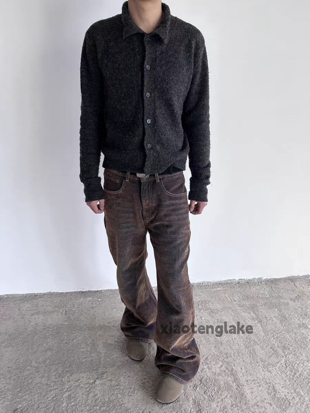 Vintage xtl utility flock punk grunge bootcut flared cleanfit pants Size US 34 / EU 50 - 6 Thumbnail