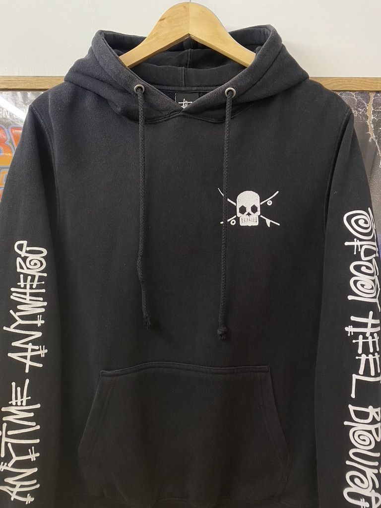 Stussy SS14 Stussy x Heel Bruise Anytime Anywhere Hoodie Size US S / EU 44-46 / 1 - 3 Thumbnail