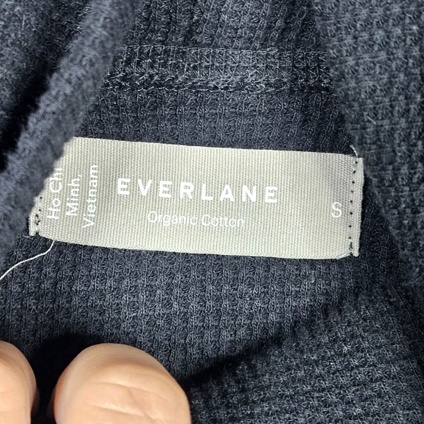 Everlane Everlane Women's Black Turtle Neck Long Sleeve Solid Cotton Sweater S Regular Adult Womens Pullover Knitted, Fall Spring Summer Winter, Casual, Shirt? Size S / US 4 / IT 40 - 5 Thumbnail