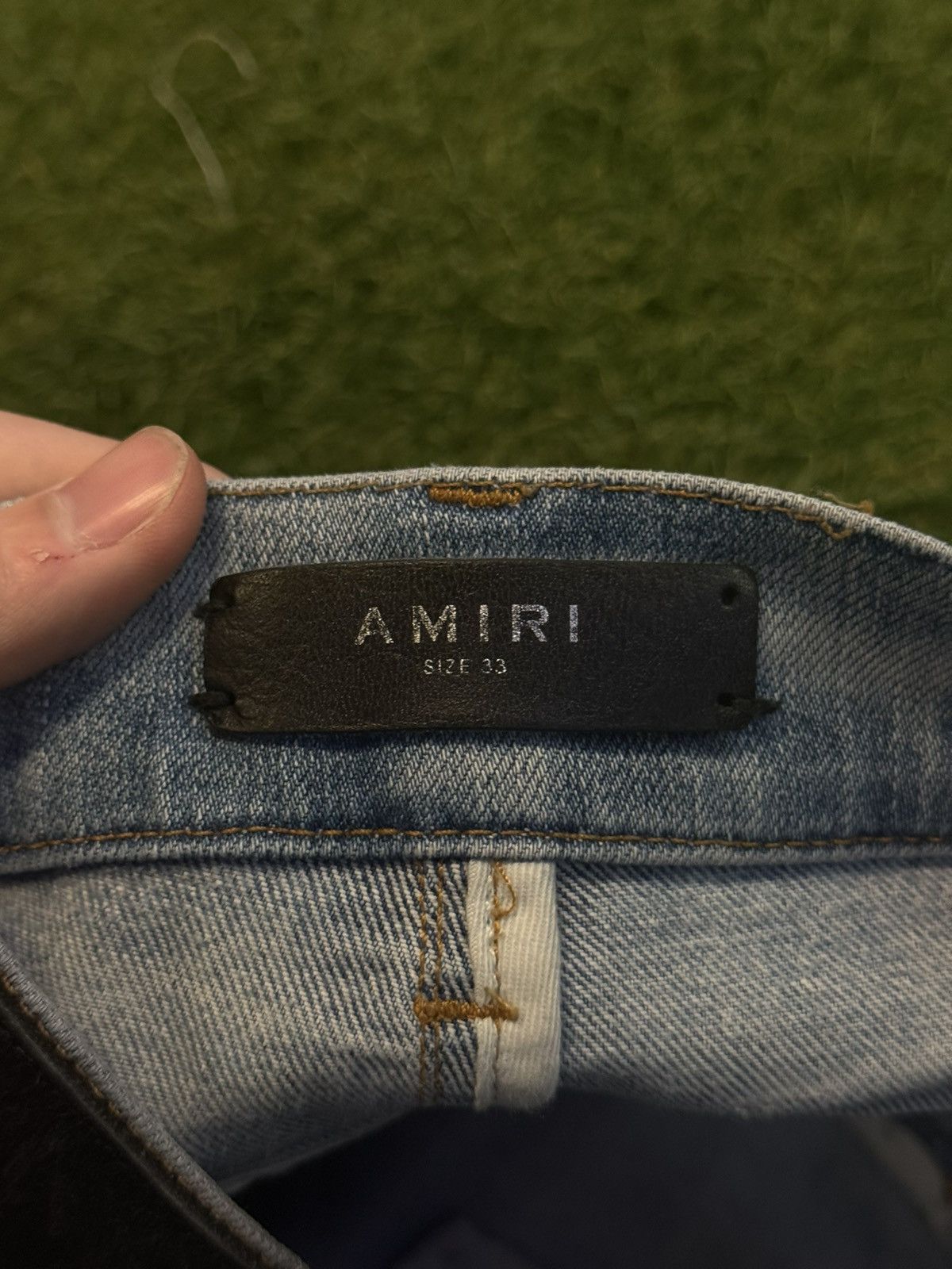 Amiri Amiri MX1 Jeans Size 33 Clean Blue Black Patch 🧼 Size US 33 - 8 Thumbnail