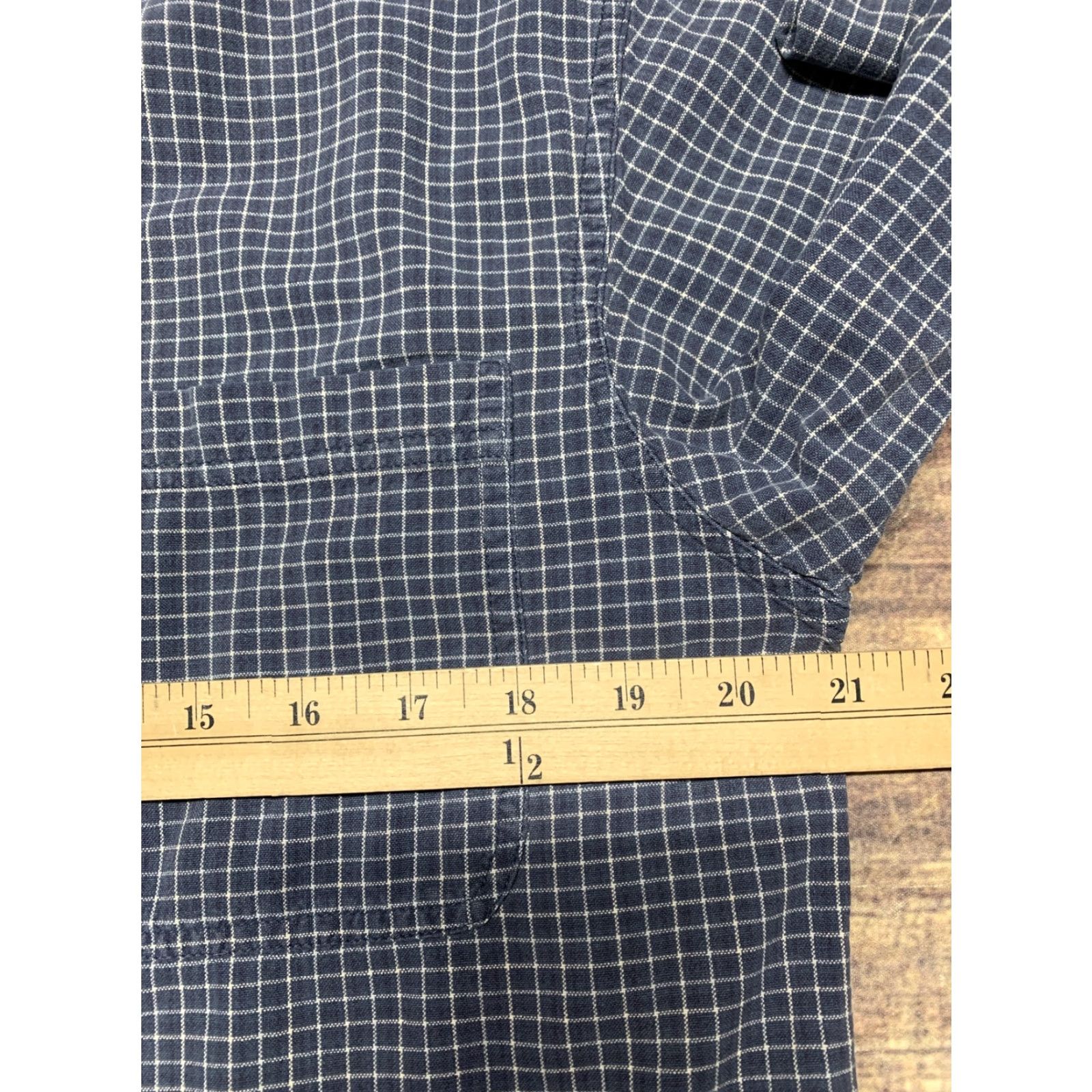 Vintage B.C.I. Clothing Shirt Mens Blue White Plaid Size Large Button Up Long Sleeve Size US L / EU 52-54 / 3 - 5 Thumbnail