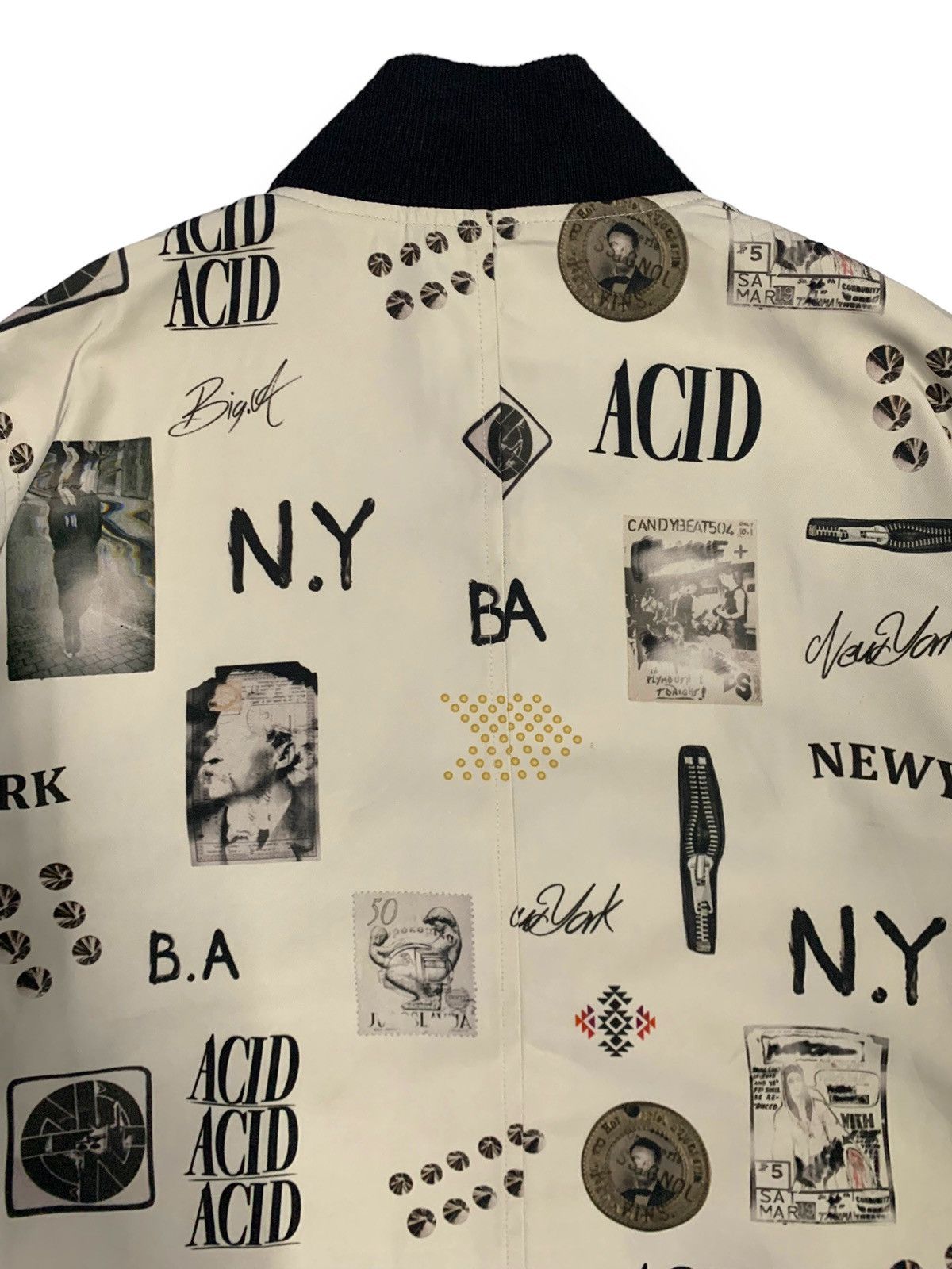 Hysteric Glamour Japanese Brand JackRose Full Print Reversible Bomber Jacket Size US M / EU 48-50 / 2 - 14 Thumbnail