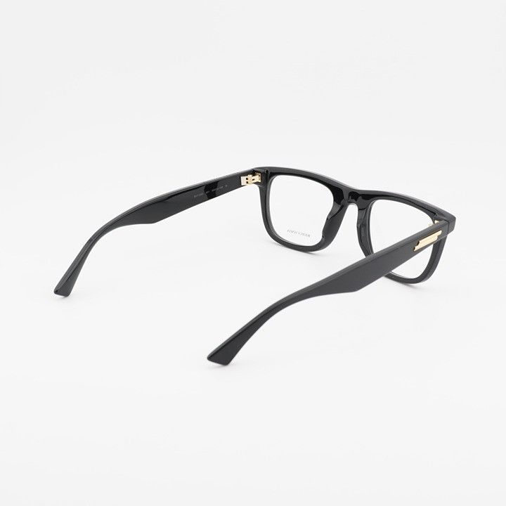 Bottega Veneta Bottega Veneta BV1129O 001 Eyeglasses Black 50mm Rectangle Size ONE SIZE - 4 Thumbnail