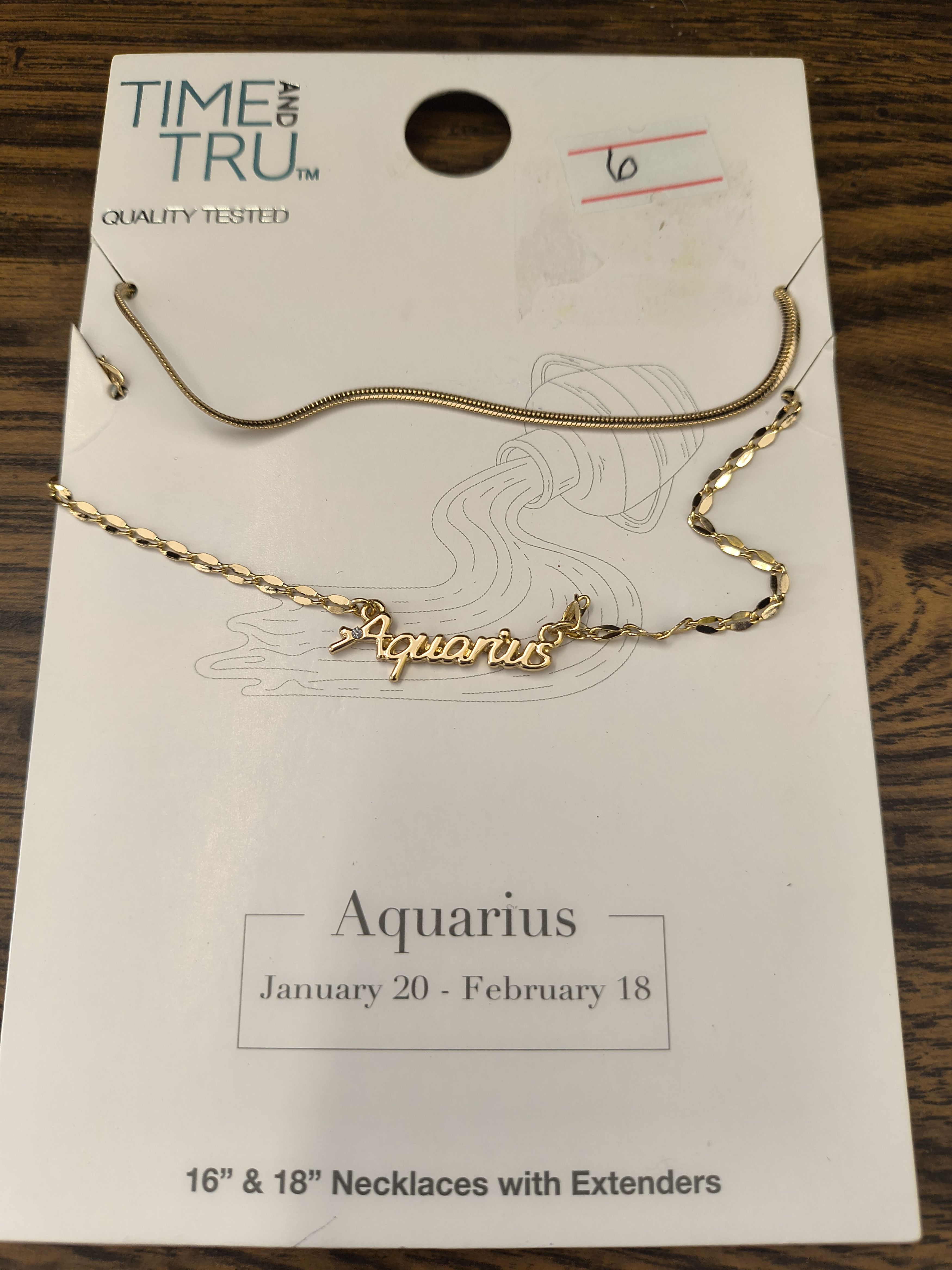 Walmart Time and Tru 2 set Aquarius Necklaces Size ONE SIZE - 1 Thumbnail