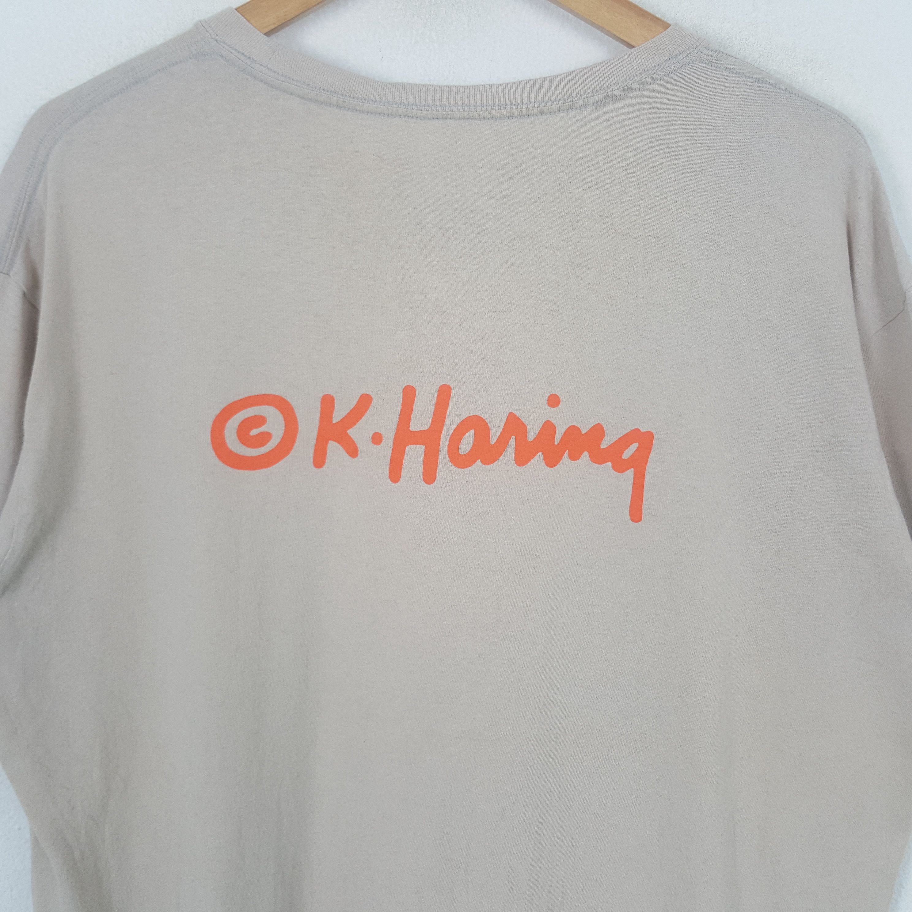 Keith Haring Vintage K. Haring American Art Tshirt RR30 Size US XL / EU 56 / 4 - 4 Thumbnail