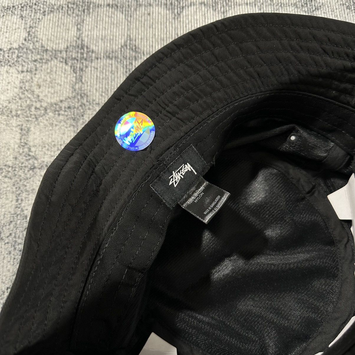 Stussy Stussy bucket hat reflective black Size ONE SIZE - 4 Thumbnail