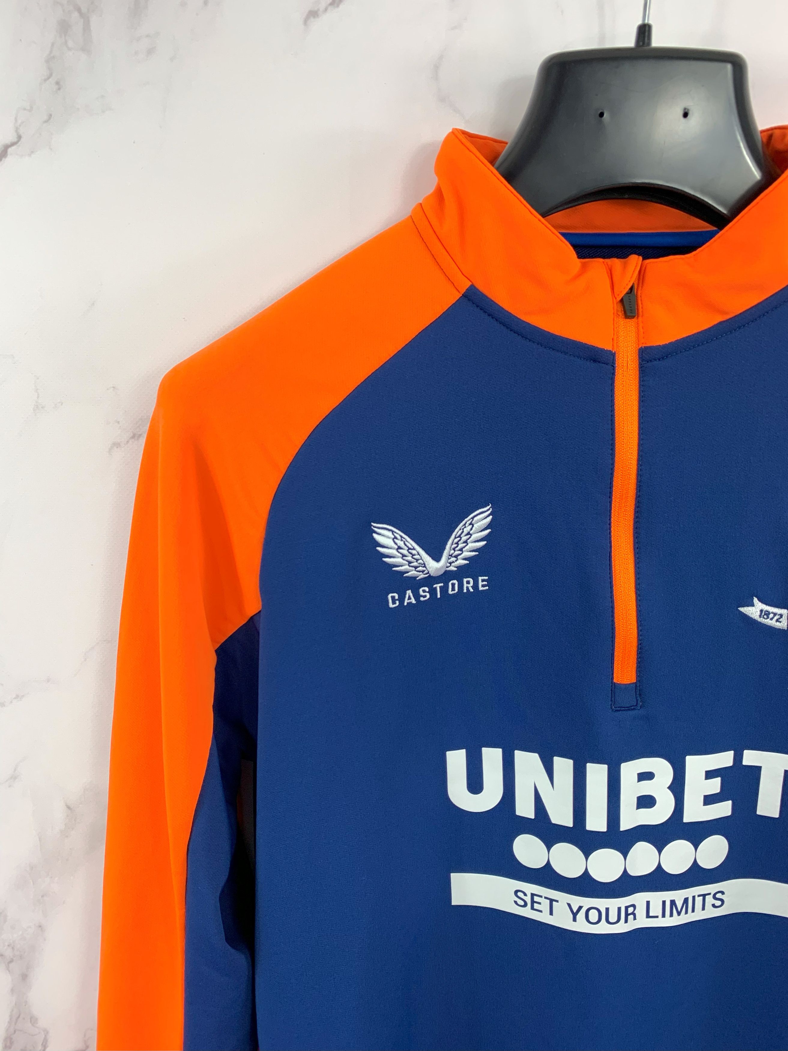 Castore Castore Rangers 1/4 Zip Long Sleeve Training Top 2022/23 Size US S / EU 44-46 / 1 - 2 Thumbnail