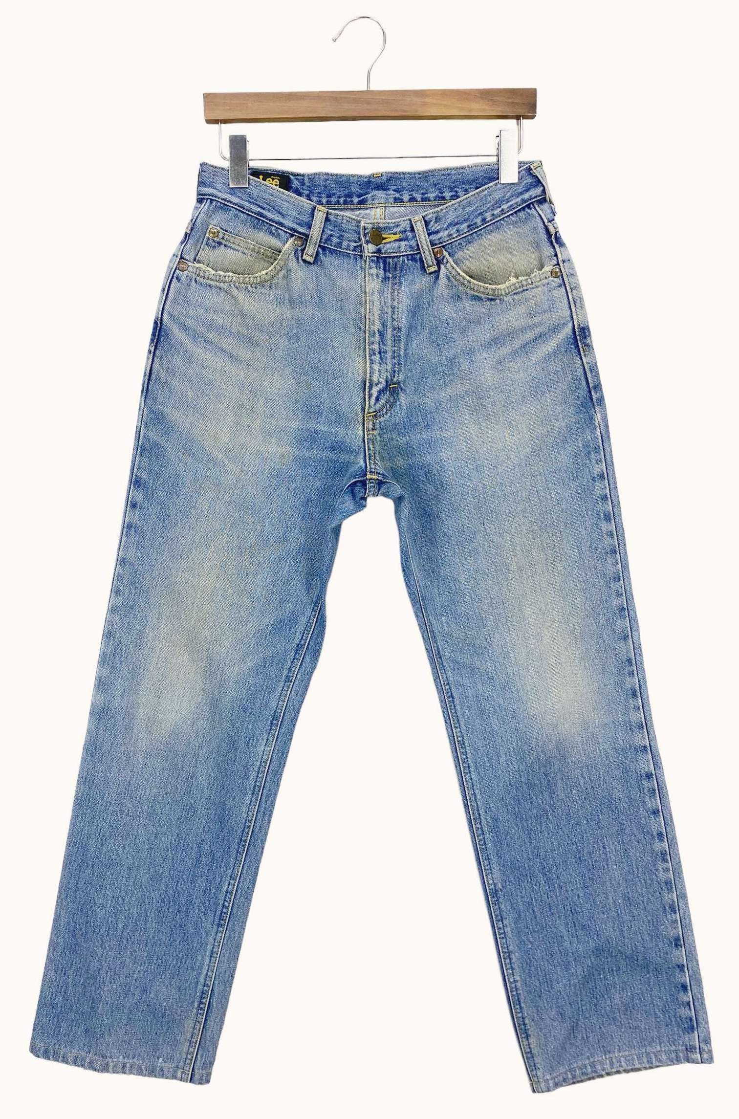 Lee × Vintage Lee Riders Jeans Light Blue Wash Jeans Size US 29 - 2 Thumbnail