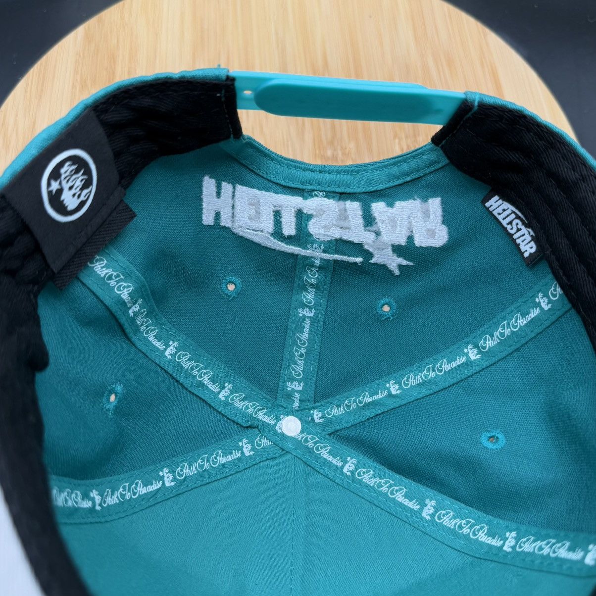 HELLSTAR Hellstar OG Logo Rhinestone Cap Green (FW24) Size ONE SIZE - 7 Thumbnail