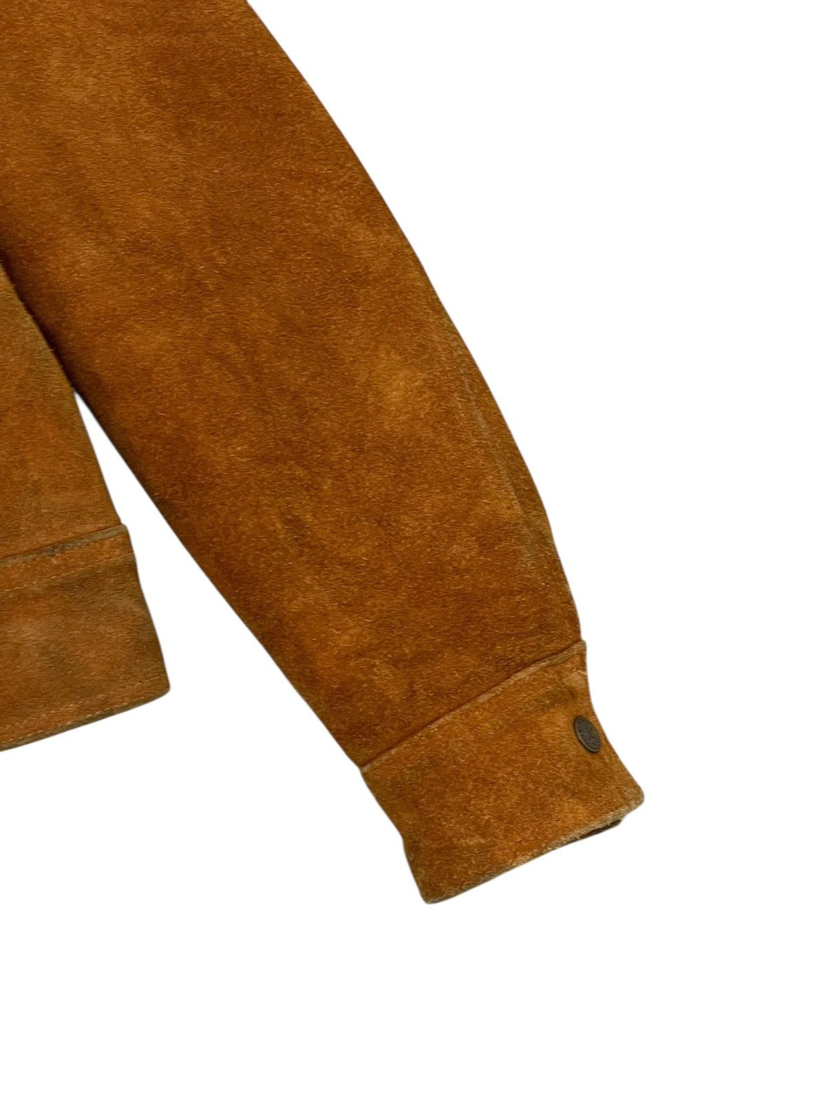Vintage Suede Leather Jacket Vtg 90s Jordache Trucker Style 7🟩0 Size US M / EU 48-50 / 2 - 6 Thumbnail
