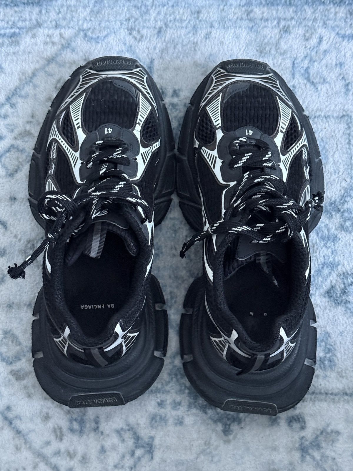 Balenciaga Balenciaga 3XL black/white Size US 8.5 / EU 41-42 - 22 Thumbnail