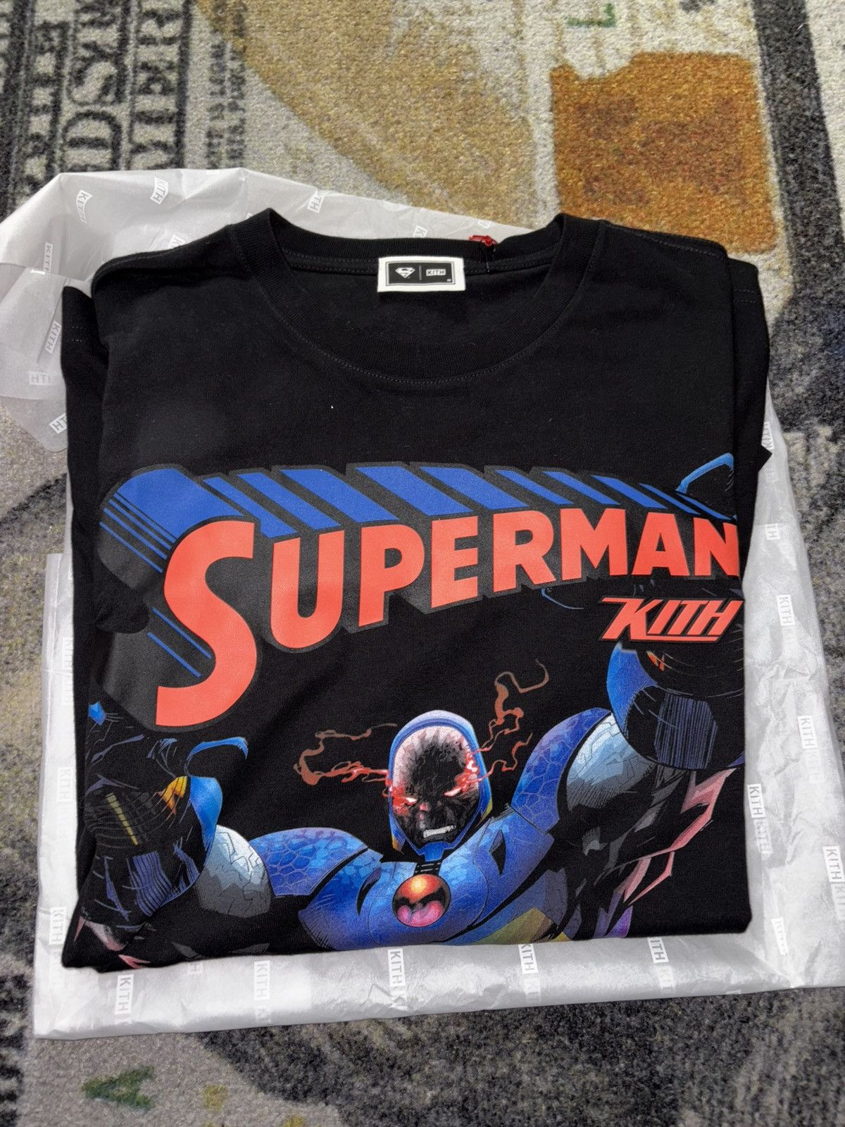 Kith × Marvel Comics Kith Superman Booth T-Shirt | Grailed