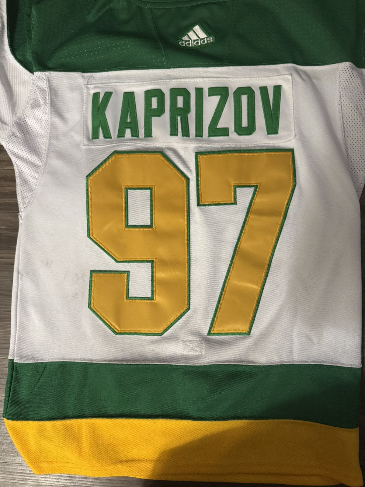 Adidas × Designer Minnesota Wild KAPRIZOV #97 jersey 2021 Size US L / EU 52-54 / 3 - 3 Thumbnail
