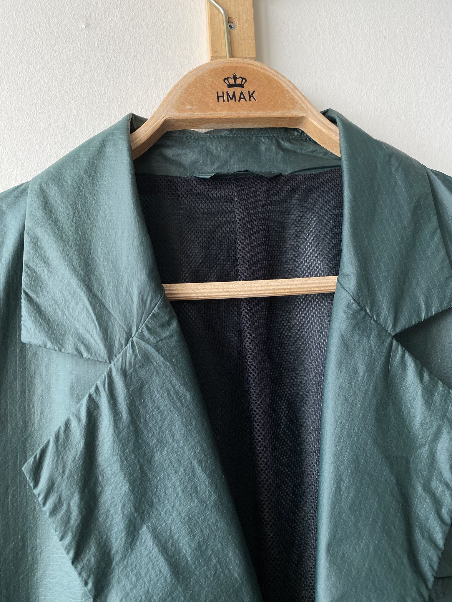 Acne Studios $590 - 50/L - Nylon Rip Suit Jacket - Green Size US L / EU 52-54 / 3 - 10 Thumbnail