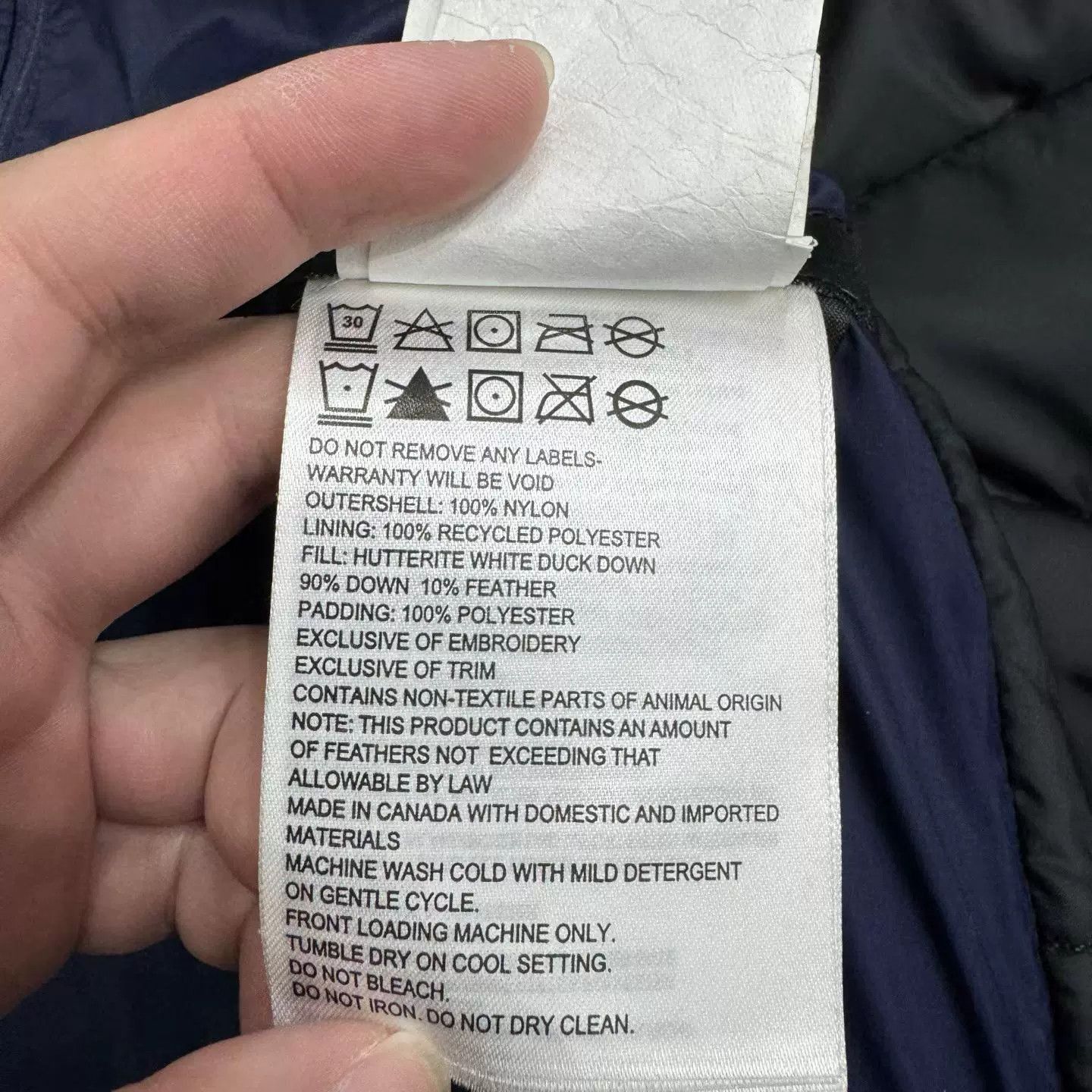 Canada Goose canada goose lightweight down jacket in black. Size US M / EU 48-50 / 2 - 5 Thumbnail