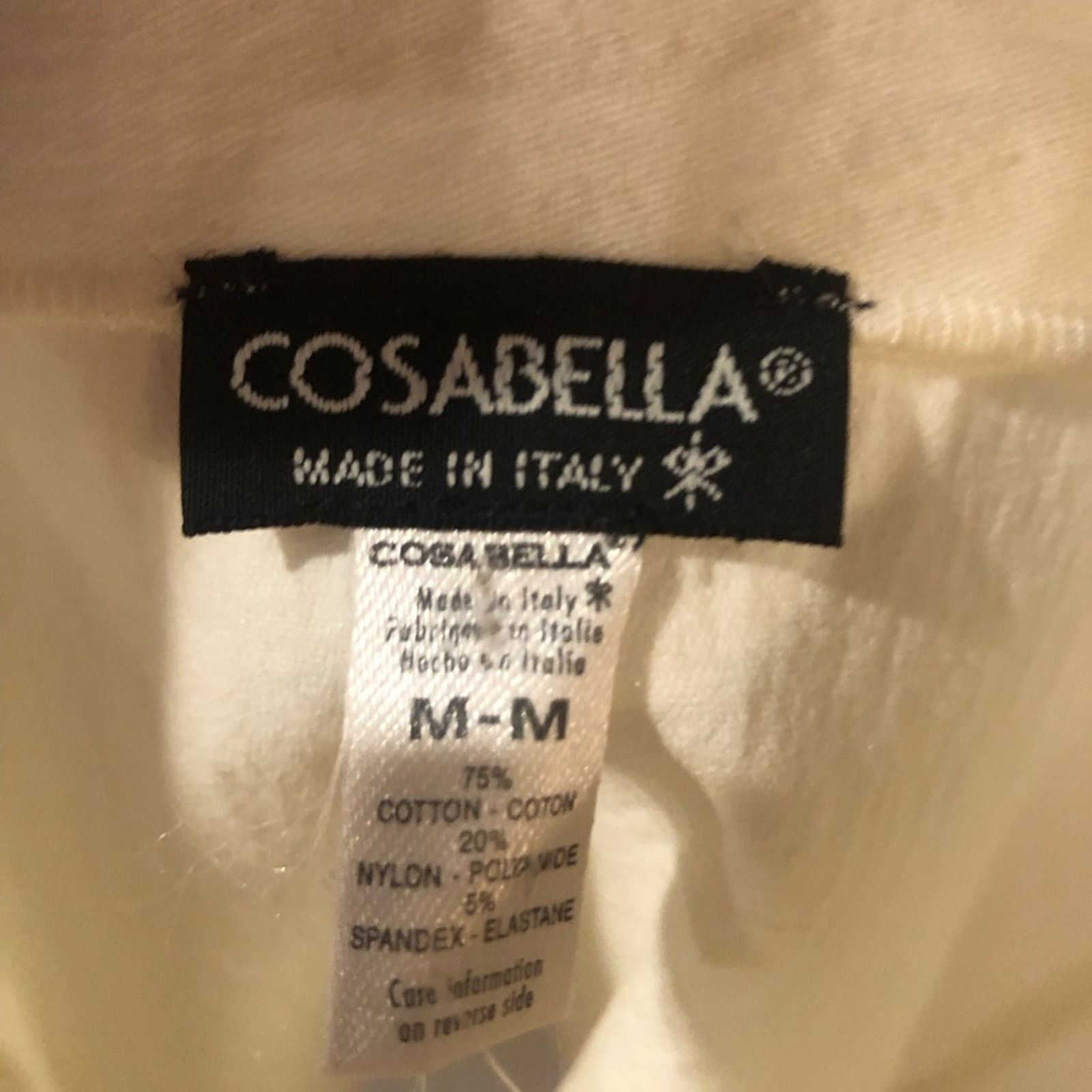 Cosabella Embroidered zip front crop top white Cosabella made in Italy Size S / US 4 / IT 40 - 8 Thumbnail