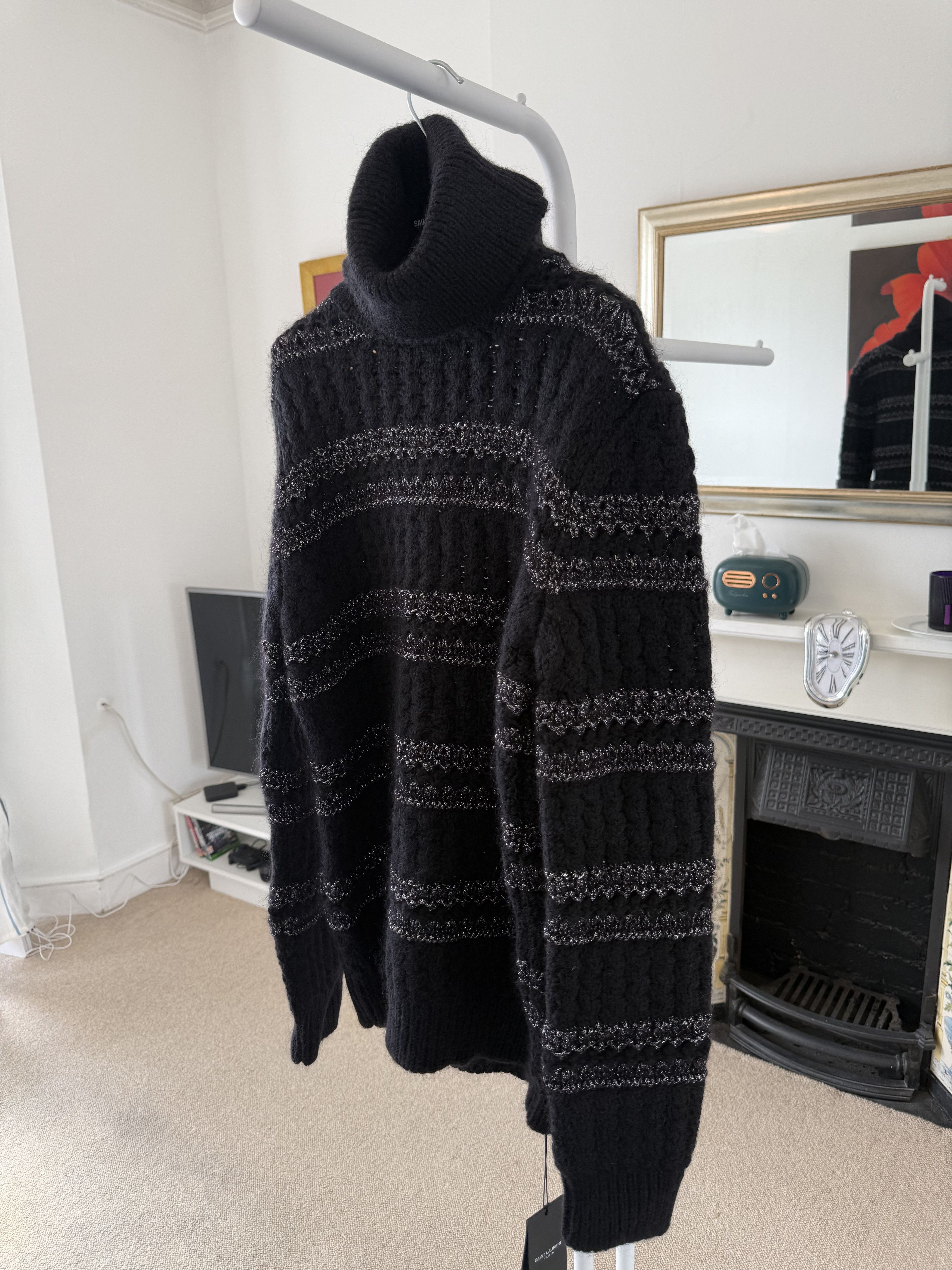 Saint Laurent Paris Saint Laurent Wool Mohair Roll Neck Knit Size US M / EU 48-50 / 2 - 7 Thumbnail
