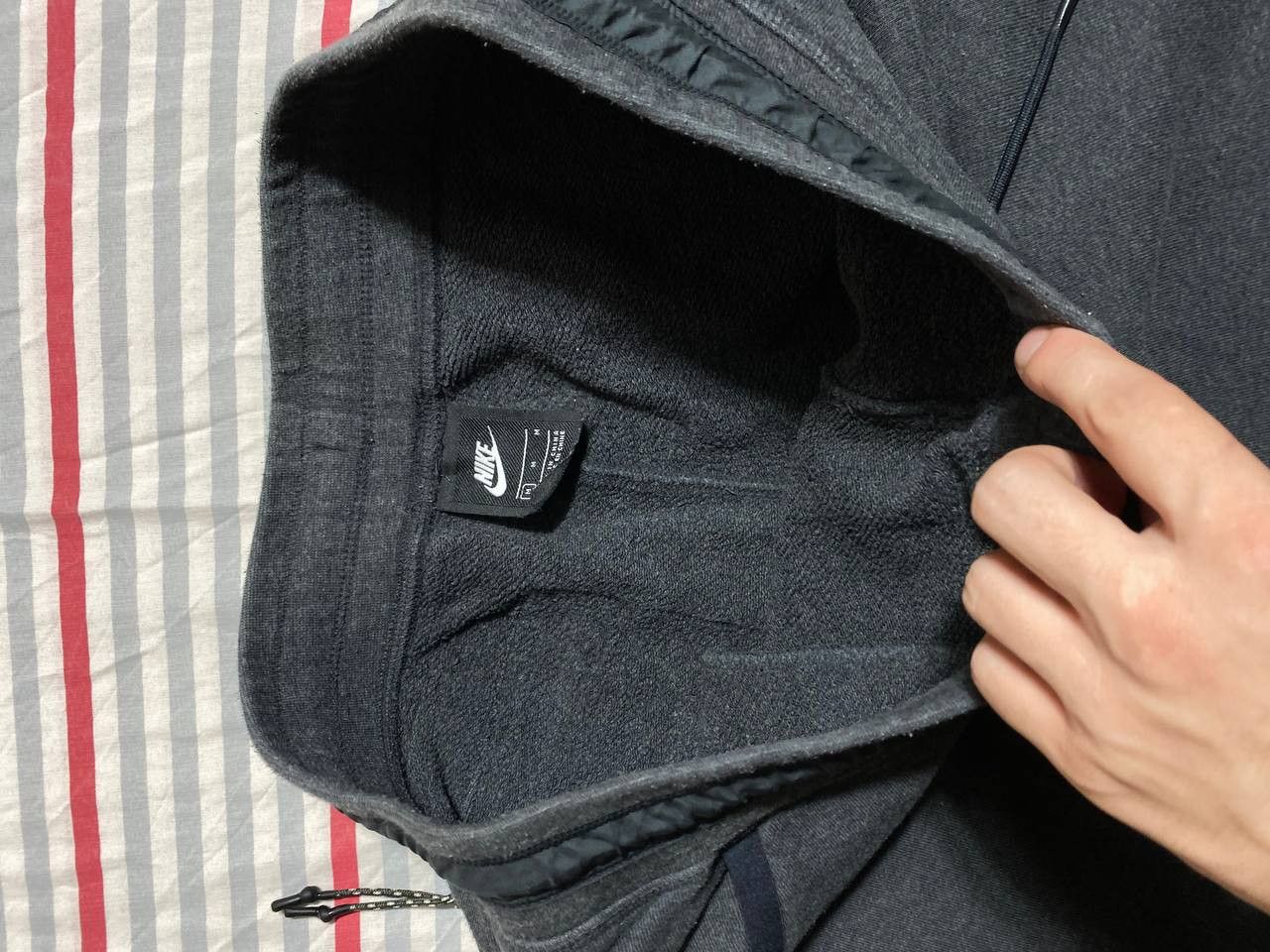 Nike Vintage Nike Swoosh Cotton Baggy Trackpants Y2K rap fit Size US 32 / EU 48 - 17 Thumbnail