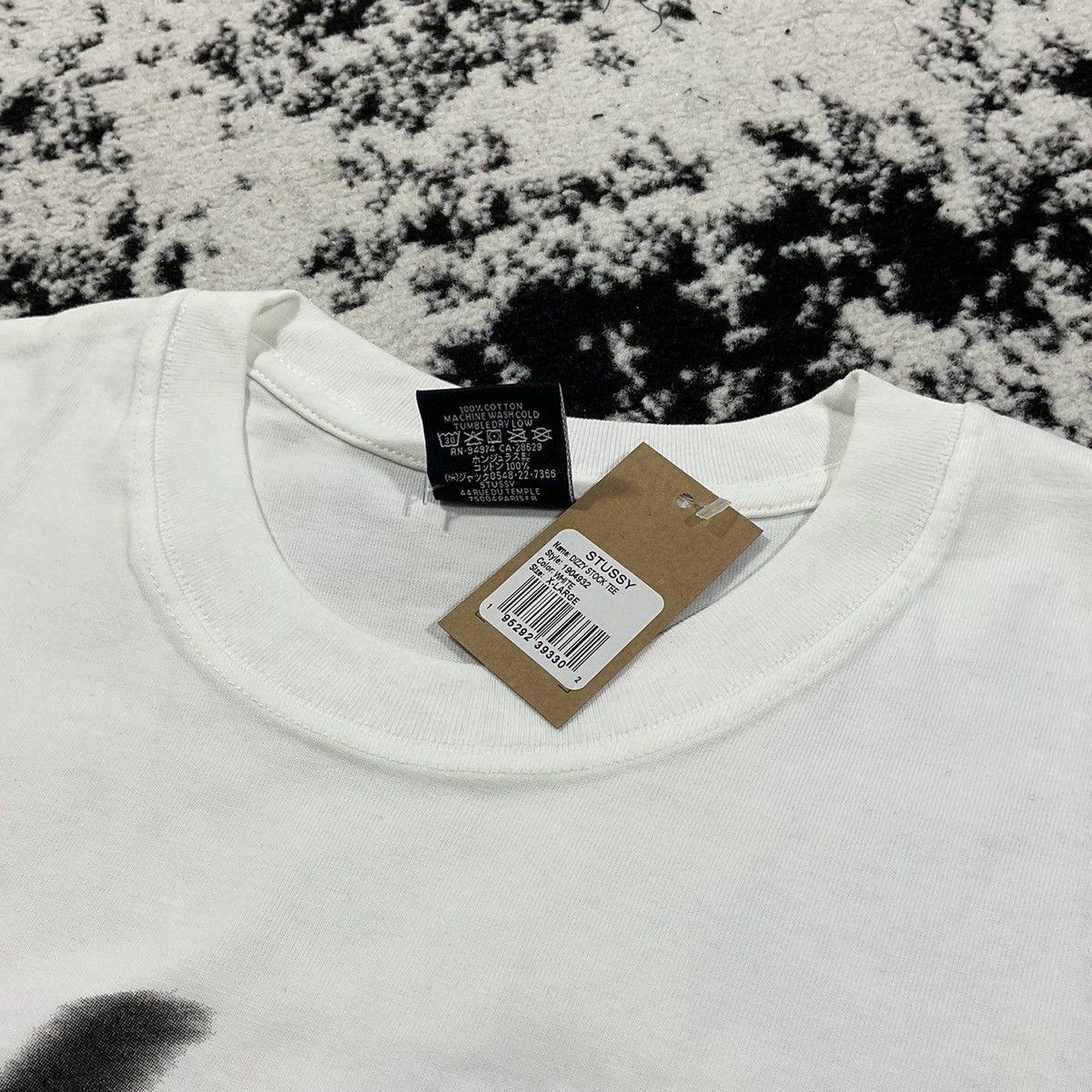 Stussy STUSSY DIZZY STOCK TEE IN WHITE - XL Size US XL / EU 56 / 4 - 6 Thumbnail