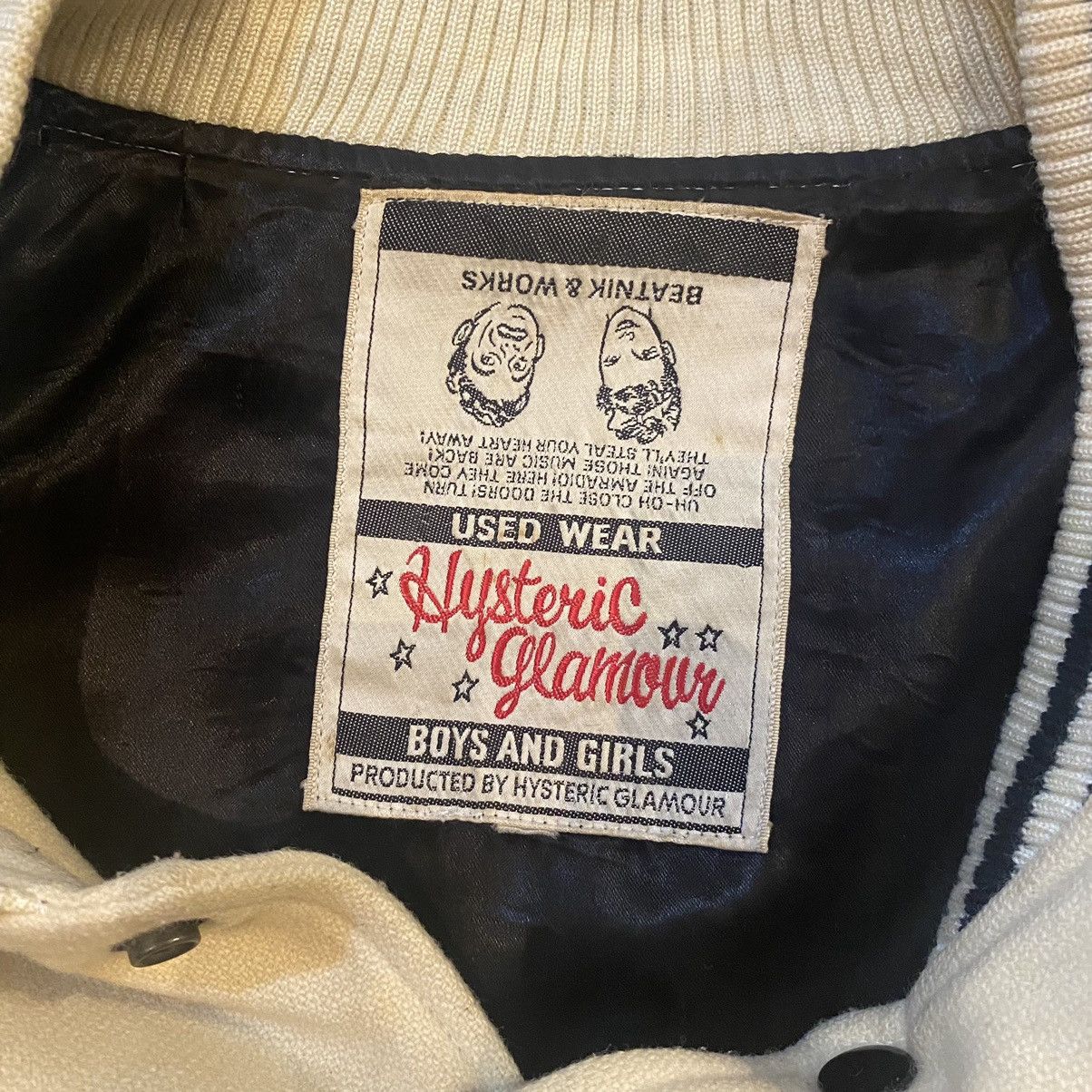 Hysteric Glamour × Vintage ARCHIVE💥VINTAGE RARE 1984 Hysteric Glamour Leather Varsity Size US M / EU 48-50 / 2 - 23 Thumbnail