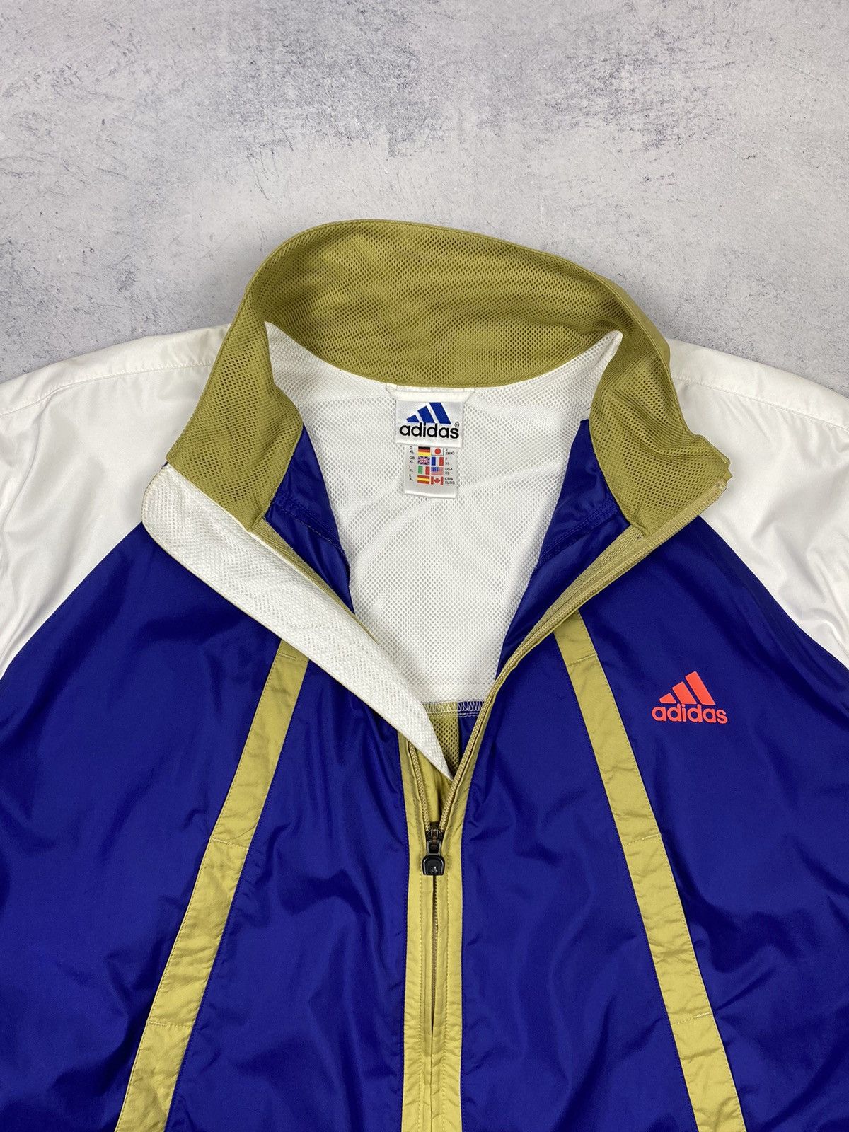 Adidas Vintage 90s Adidas Equipment Nylon Jacket Vest Transformer Size US XL / EU 56 / 4 - 6 Thumbnail