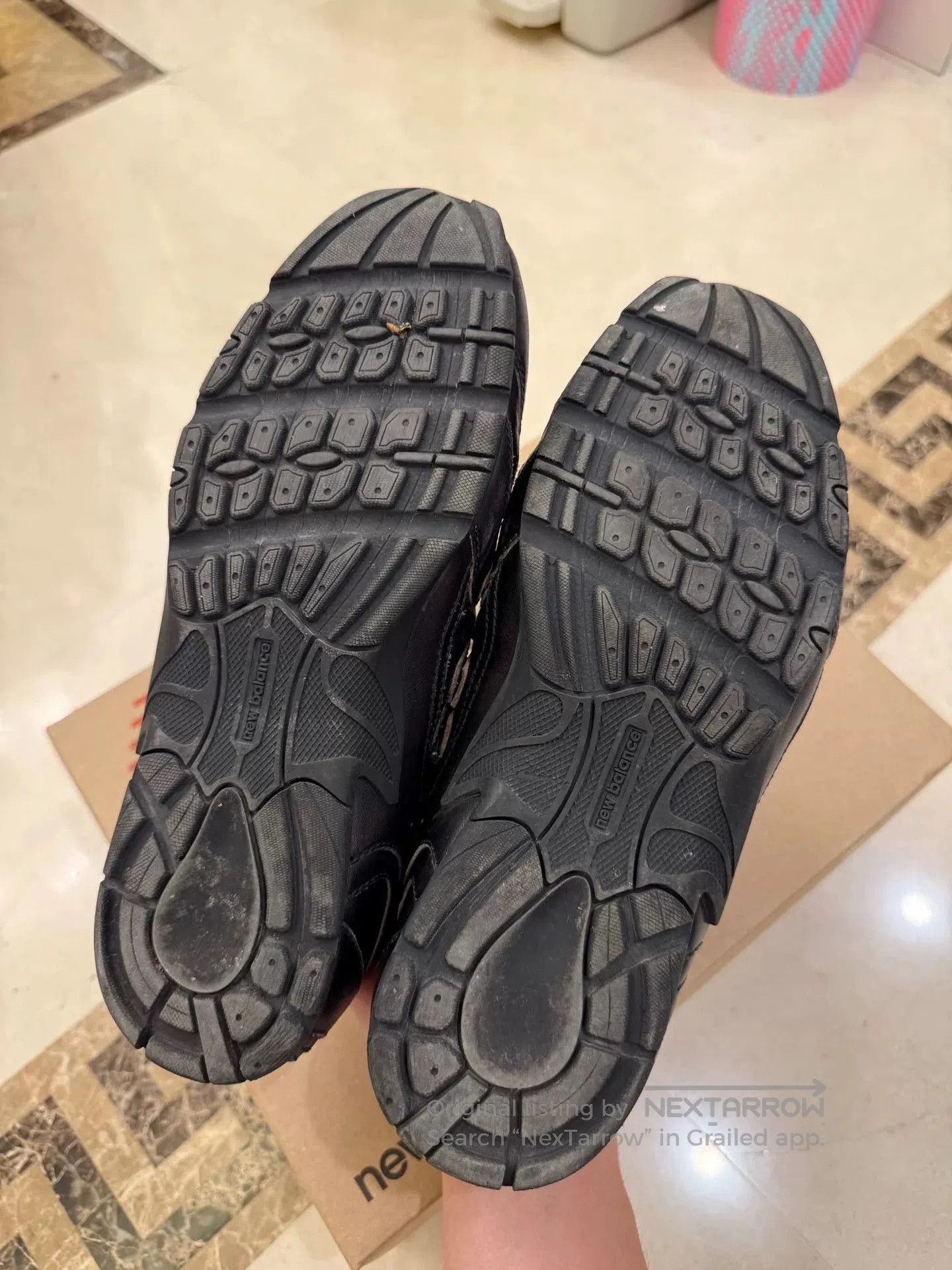 Miu Miu Miu Miu NB530 Black Leather Distressed Sneakers. Size US 8 / IT 38 - 6 Thumbnail