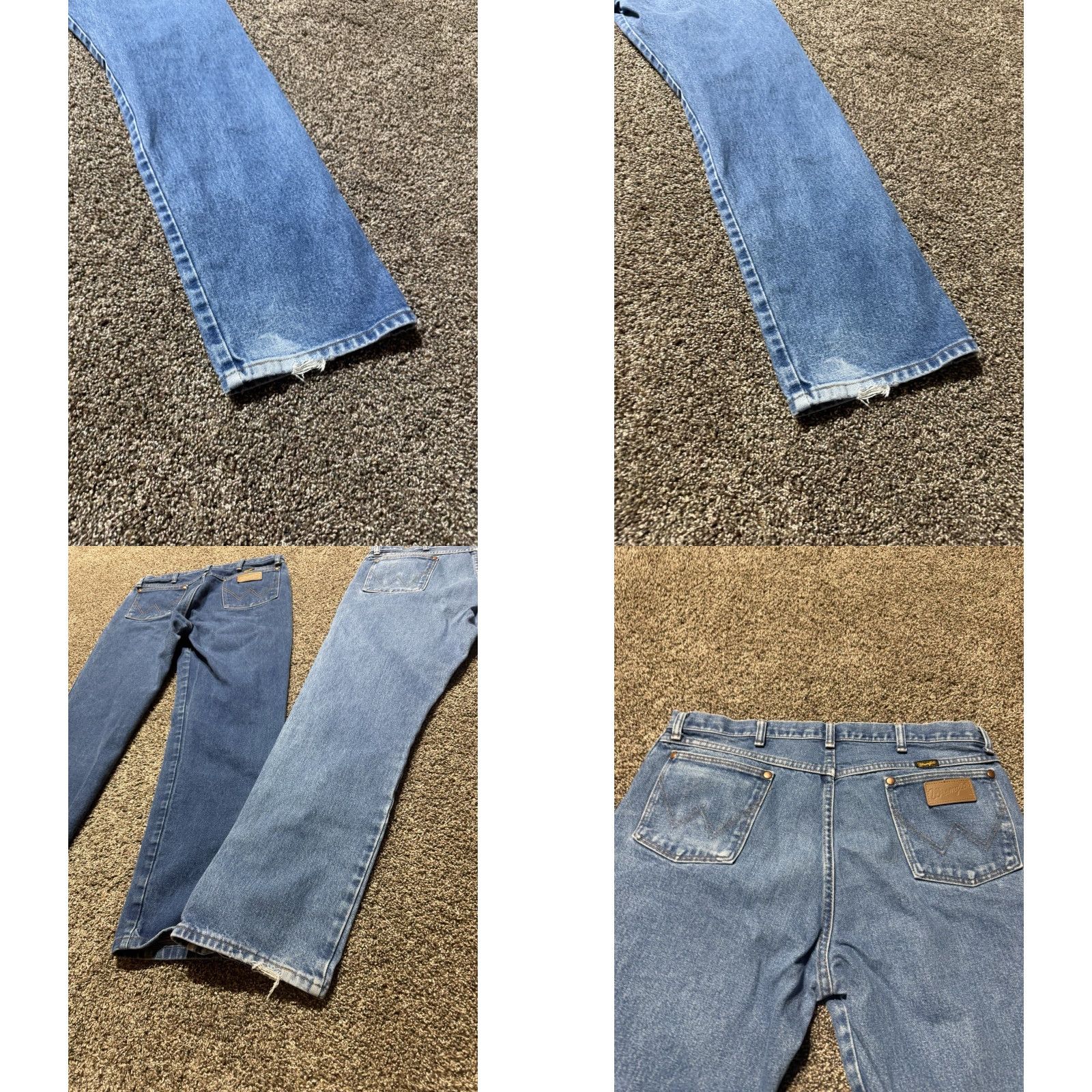 Wrangler Wrangler 13MWZ Cowboy Bootcut Jeans Men Size 36X32 & 35X32 Blue Denim 36in Waist 13MWZ Wrangler Cowboy Cut Mexico Lot Of 2 Size US 32 / EU 48 - 10 Thumbnail