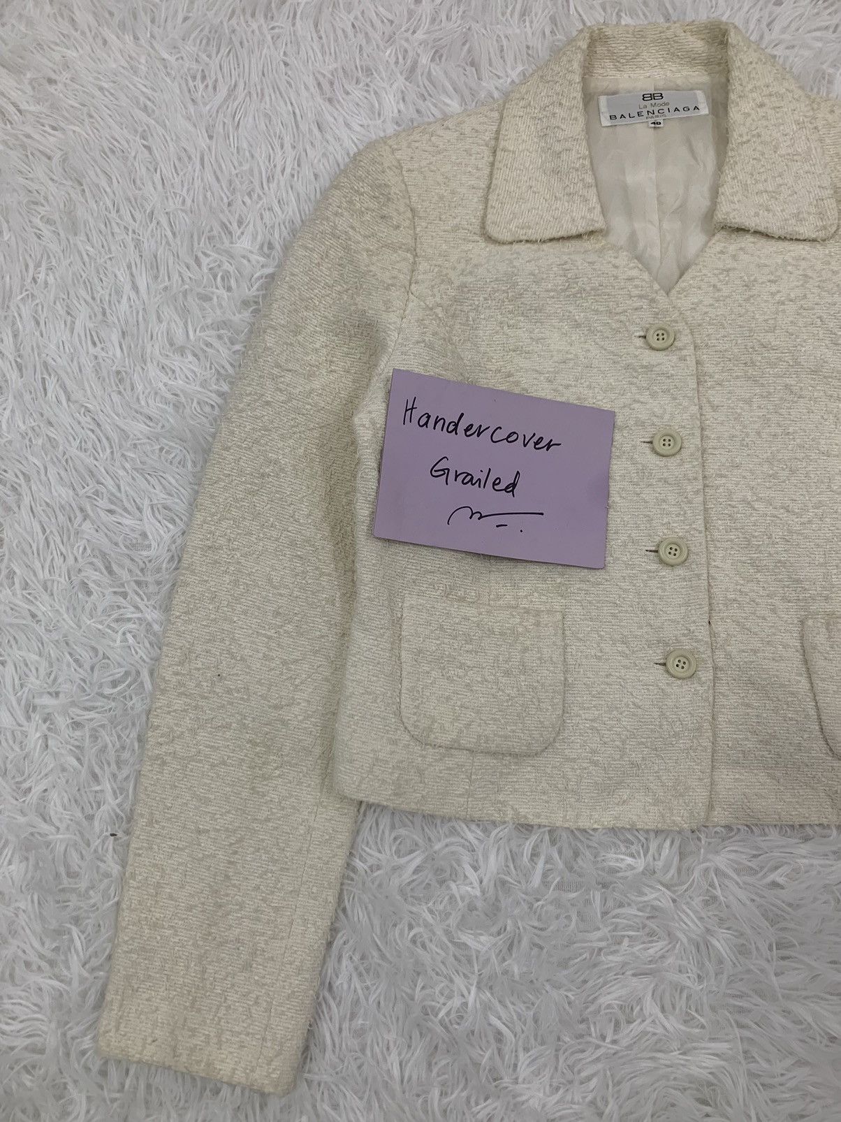 Balenciaga Balenciaga Crop Jacket Size S / US 4 / IT 40 - 4 Thumbnail