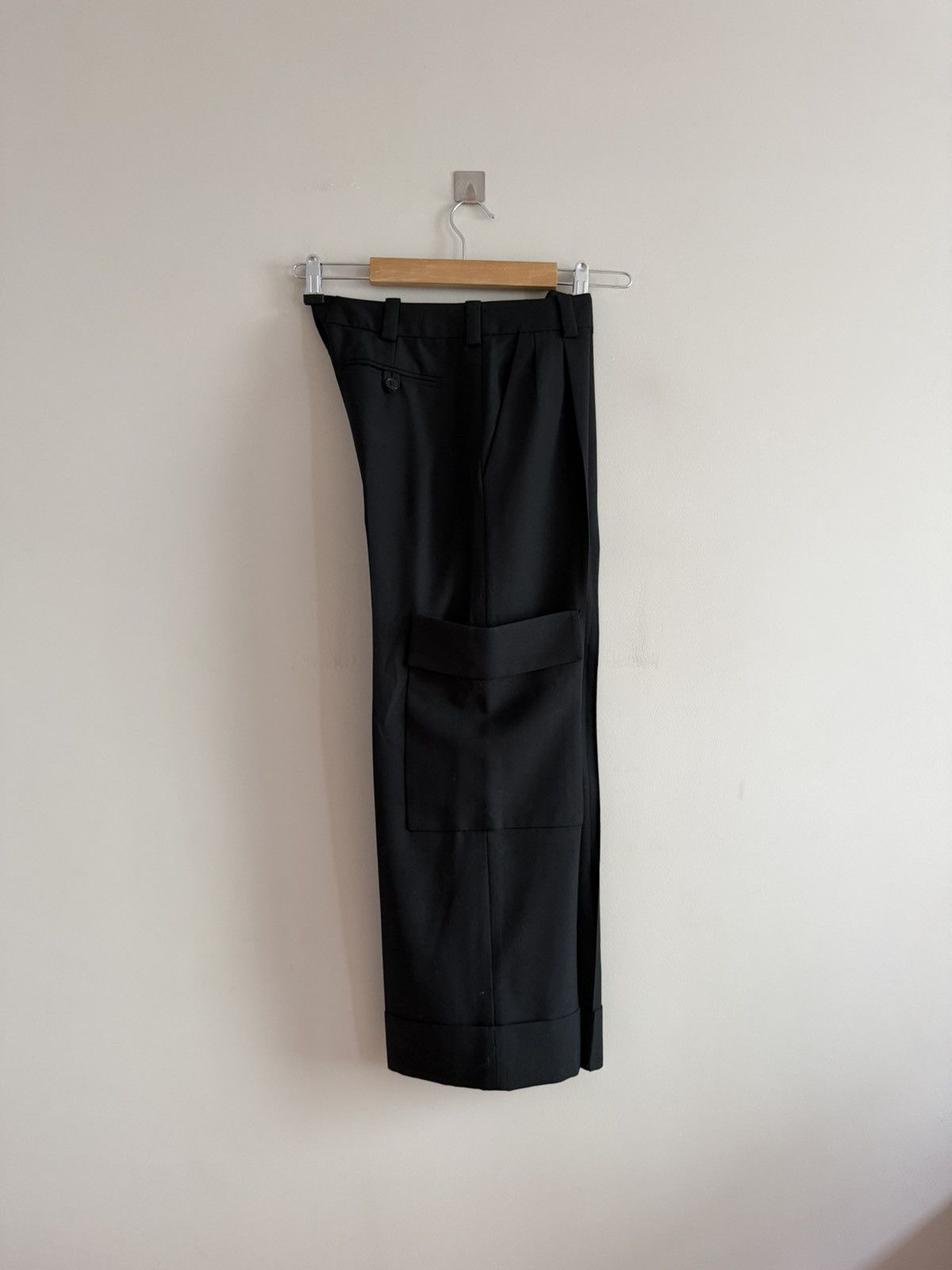 Balenciaga Balenciaga Cargo Trousers Wide Leg Black Size 25" / US 0 / IT 36 - 8 Thumbnail