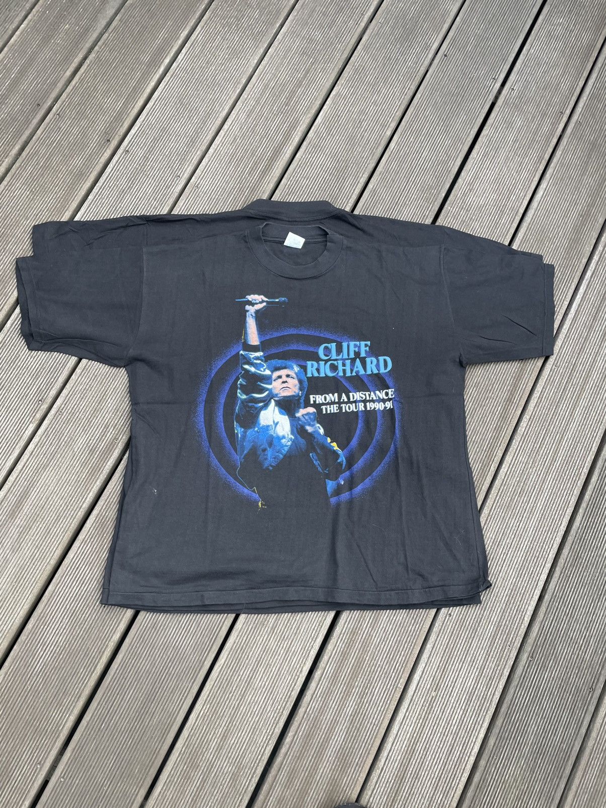 Band Tees Vintage Cliff Richard Set Tour Shirts 1990-1992 Size US XL / EU 56 / 4 - 13 Thumbnail