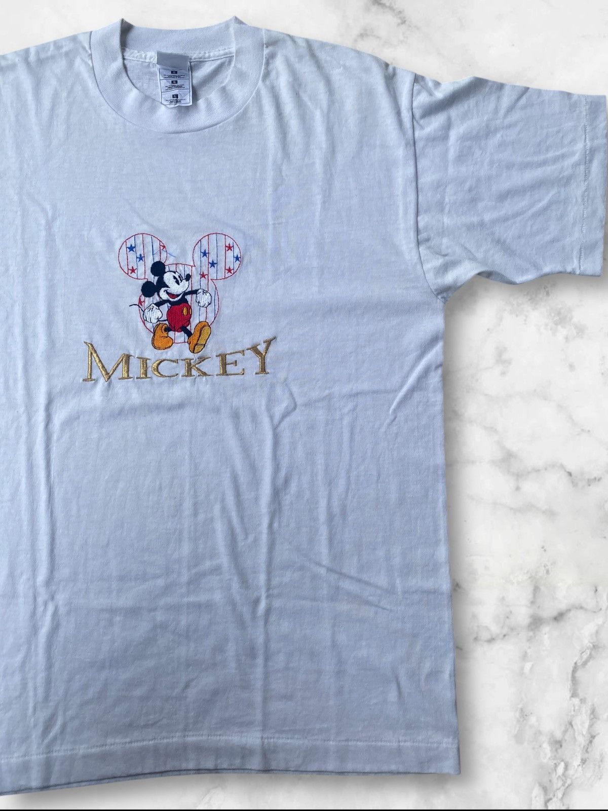 Disney Vintage Mickey & Co. Embroidered Mickey Mouse Tee 90’s Size US L / EU 52-54 / 3 - 4 Thumbnail