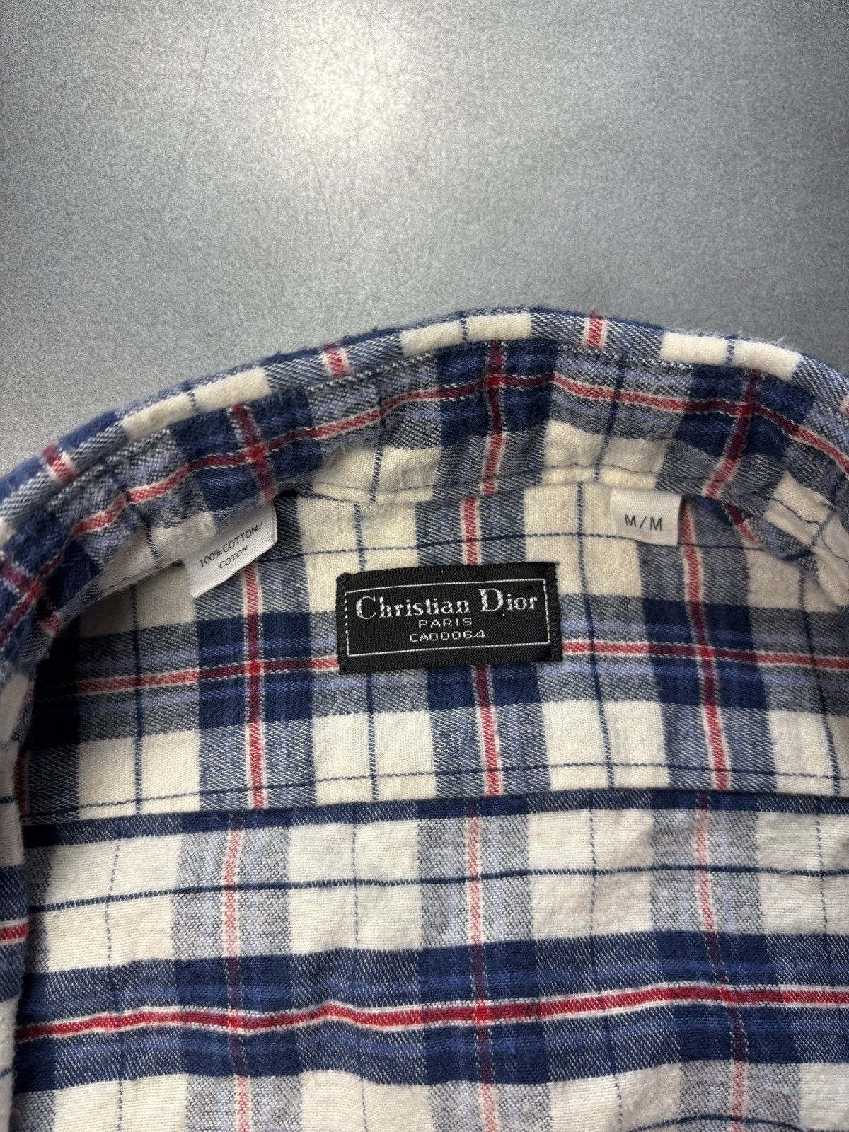 Christian Dior Monsieur × Vintage Vintage Christian Dior Plaid Shirt 1990s Dior 1980s Monsieur Size US S / EU 44-46 / 1 - 4 Thumbnail
