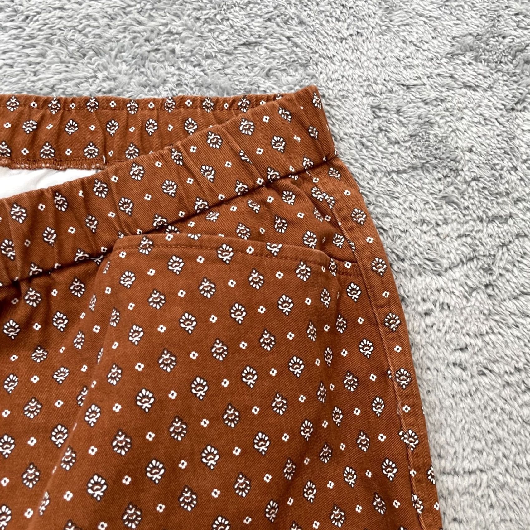 Lands' End Lands' End Pants Womens 22W Capri Mid Rise Cotton Spandex Brown Twill Pockets Stretch Casual Workwear 22 in Inseam Size 40" / US 18 - 6 Thumbnail