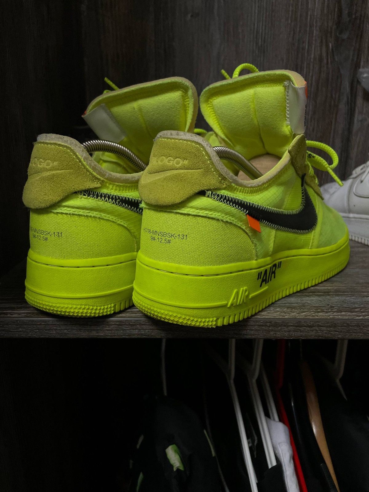 Nike × Off-White air force 1 off white “volt” Size US 9.5 / EU 42-43 - 10 Thumbnail