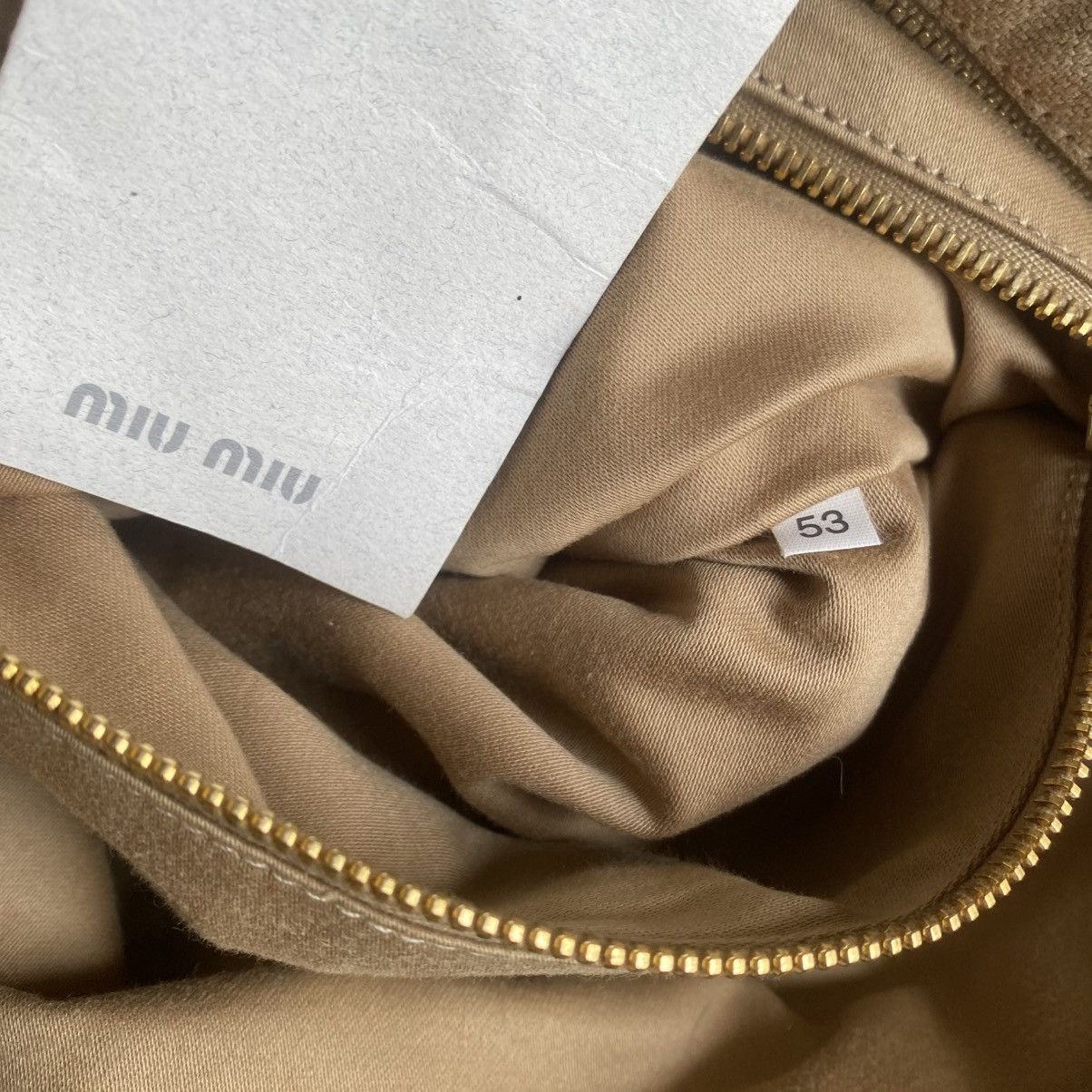 Miu Miu Vintage SS04 Runway Bamboo Handle Canvas Bag Size ONE SIZE - 7 Thumbnail