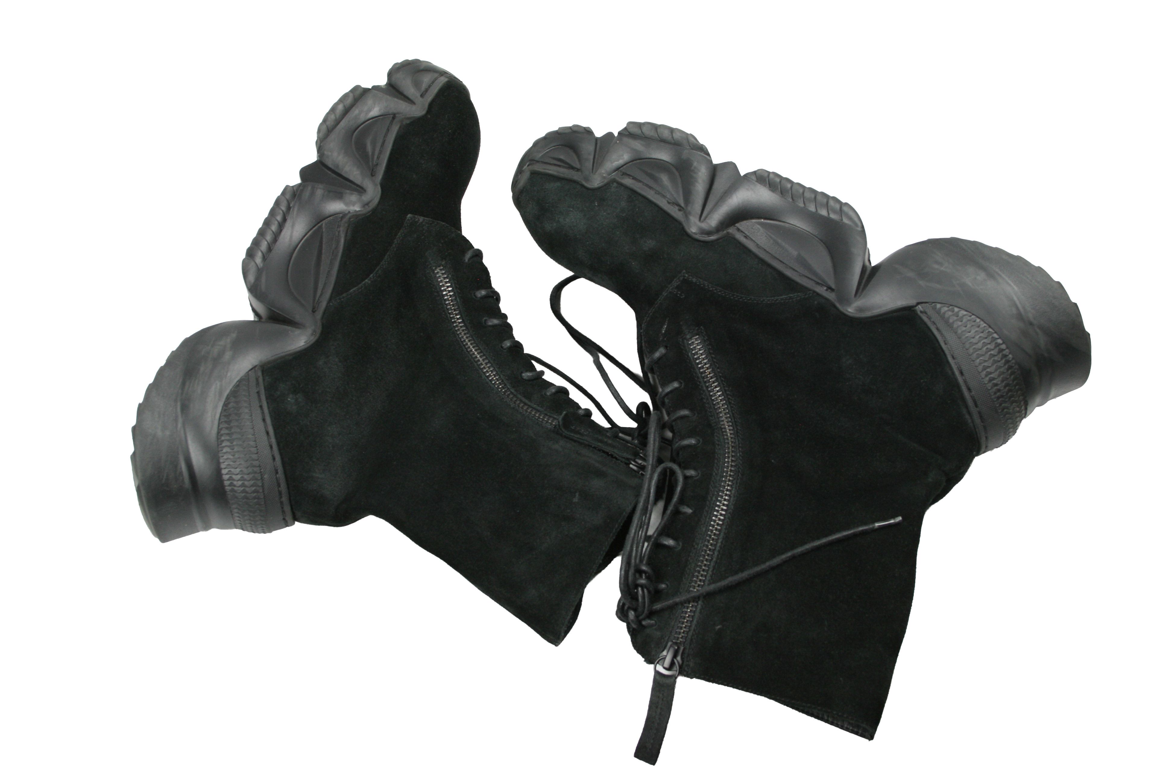 Rundholz Black Label Avant Garde Massive Suede Double Zip Boots Size US 10 / IT 40 - 10 Thumbnail
