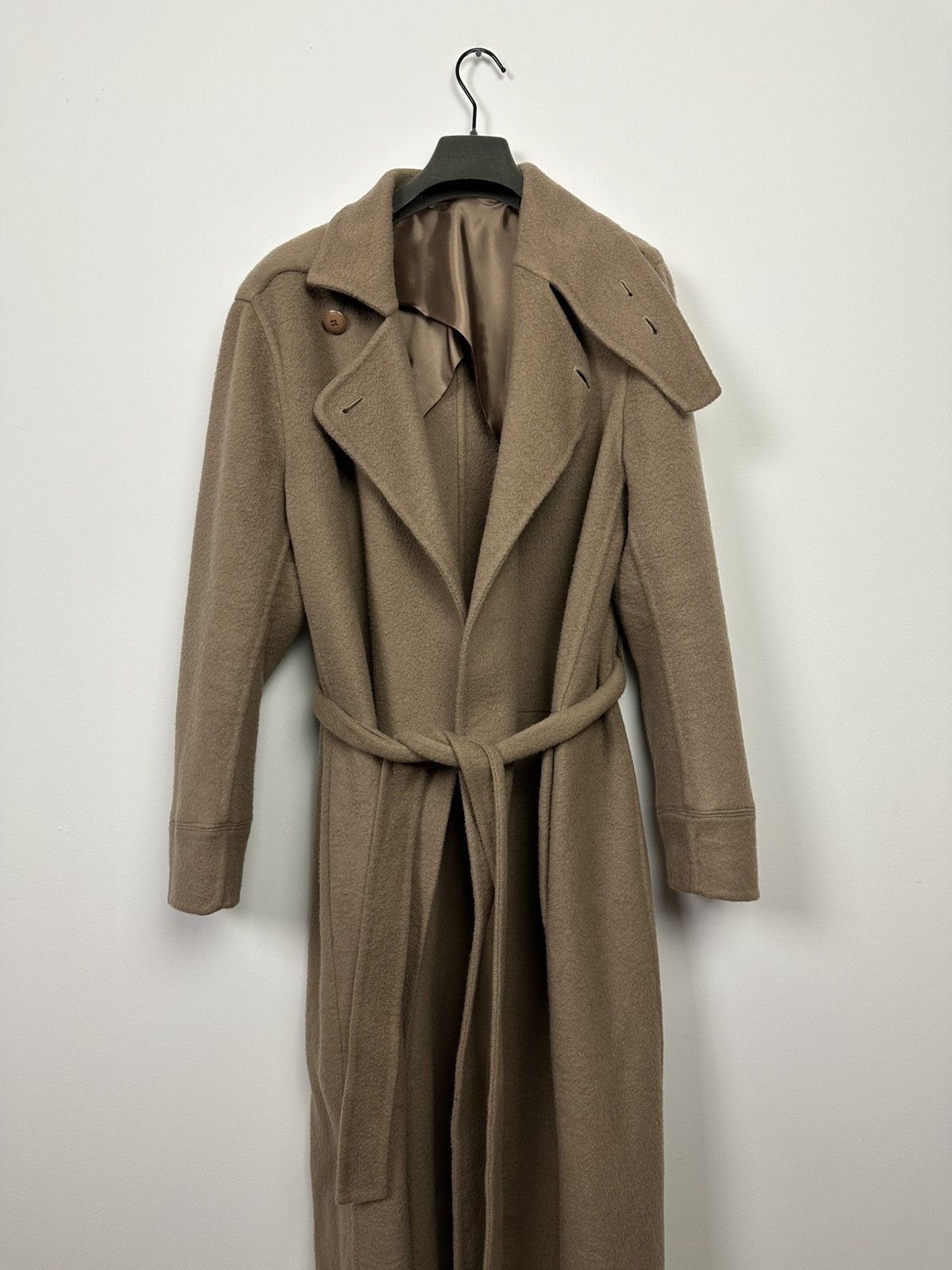 Rick Owens FW15 ‘SPHINX’ Belted Cashmere Trenchcoat Size US L / EU 52-54 / 3 - 1 Thumbnail