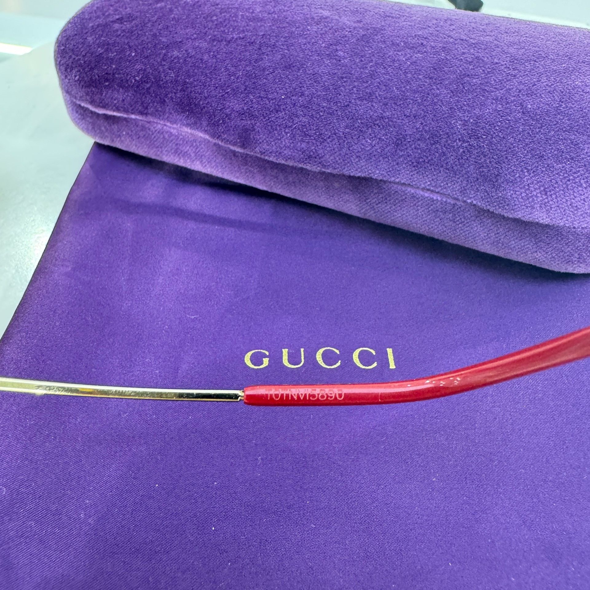 Gucci Gucci Gucci pilot little bee red and green legs Ni Ni same Size ONE SIZE - 2 Thumbnail