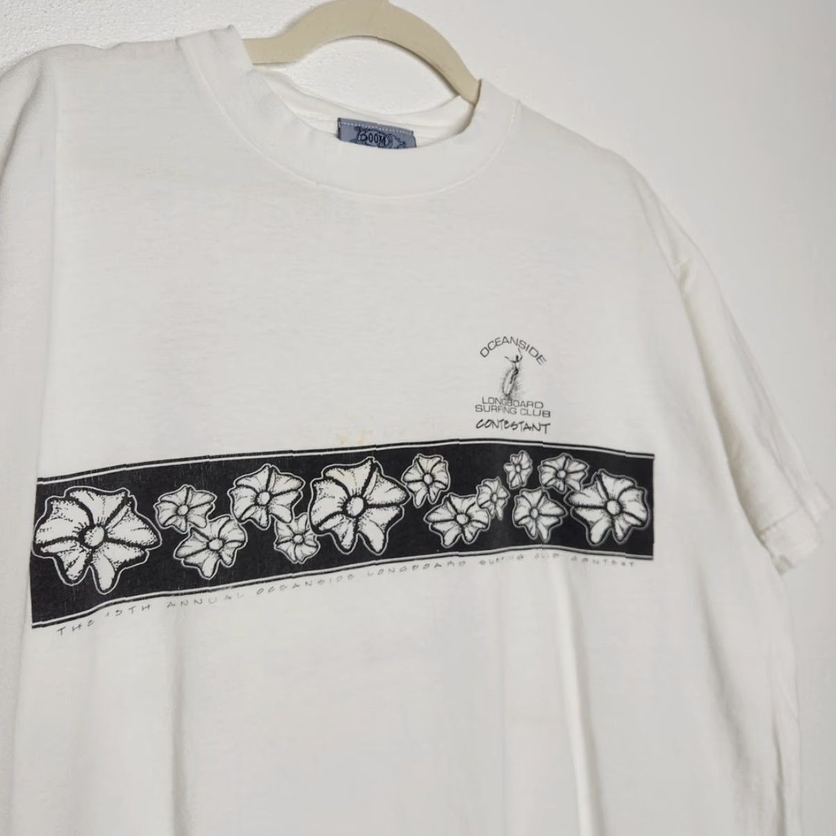 Doublet VINTAGE Oceanside Long Board Contest Surf California Double Sided XL Shirt Unisex Adults White 90s 00s coastal surf art nature double sided AOP boom Size US XL / EU 56 / 4 - 2 Thumbnail