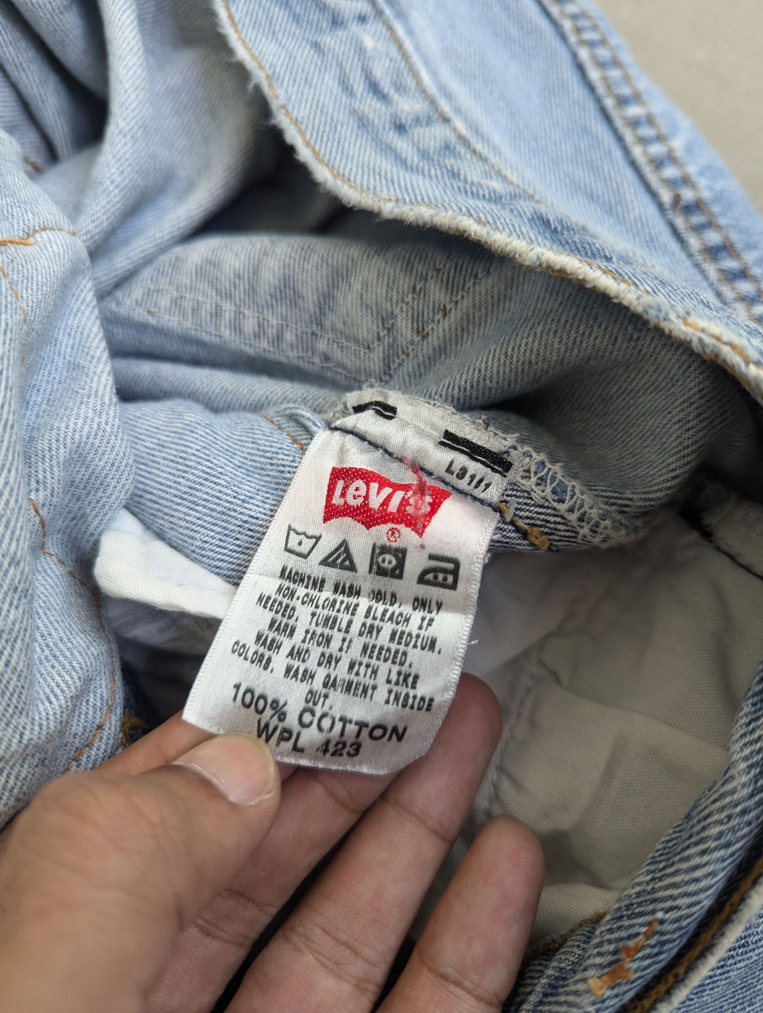 Japanese Brand × Levi's Vintage Levis 501 Distressed Japanese Archive Size US 35 - 16 Thumbnail