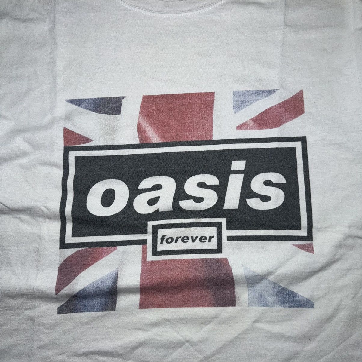 Band Tees Vintage 00s Oasis USA Flag Band T-Shirt Tee Size US XXL / EU 58 / 5 - 3 Thumbnail