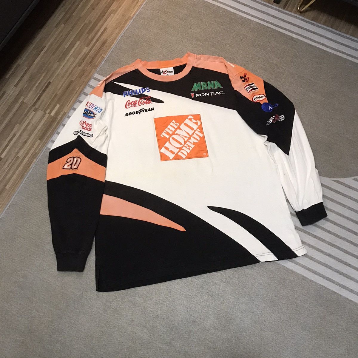 VINTAGE THE HOME DEPOT NASCAR HASE L/S RARE TEE