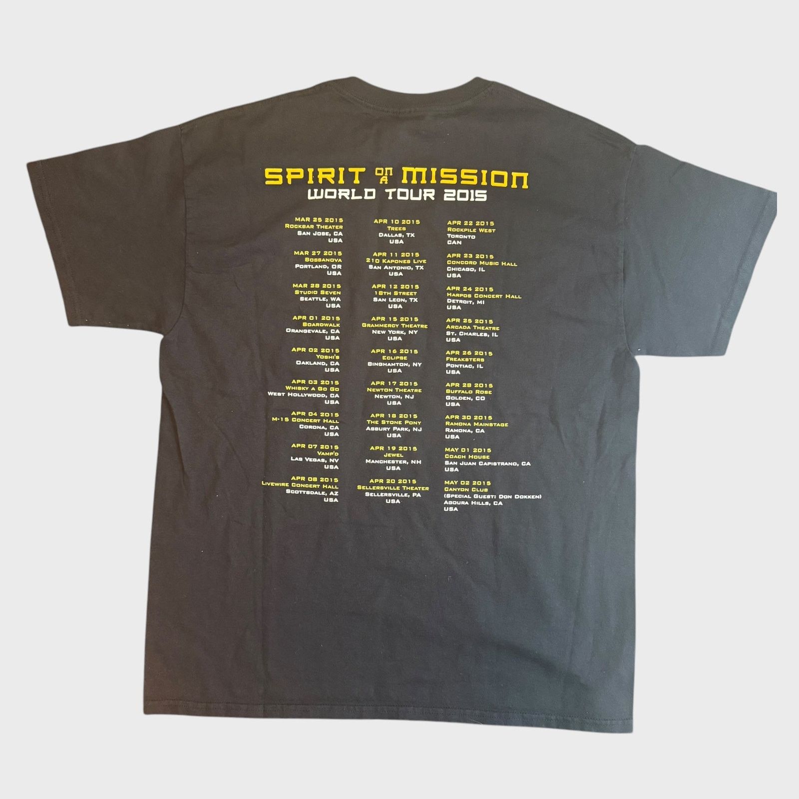 Band Tees Michael Schenkers Temple Of Rock Band 2015 Tour Size L Size US L / EU 52-54 / 3 - 4 Thumbnail