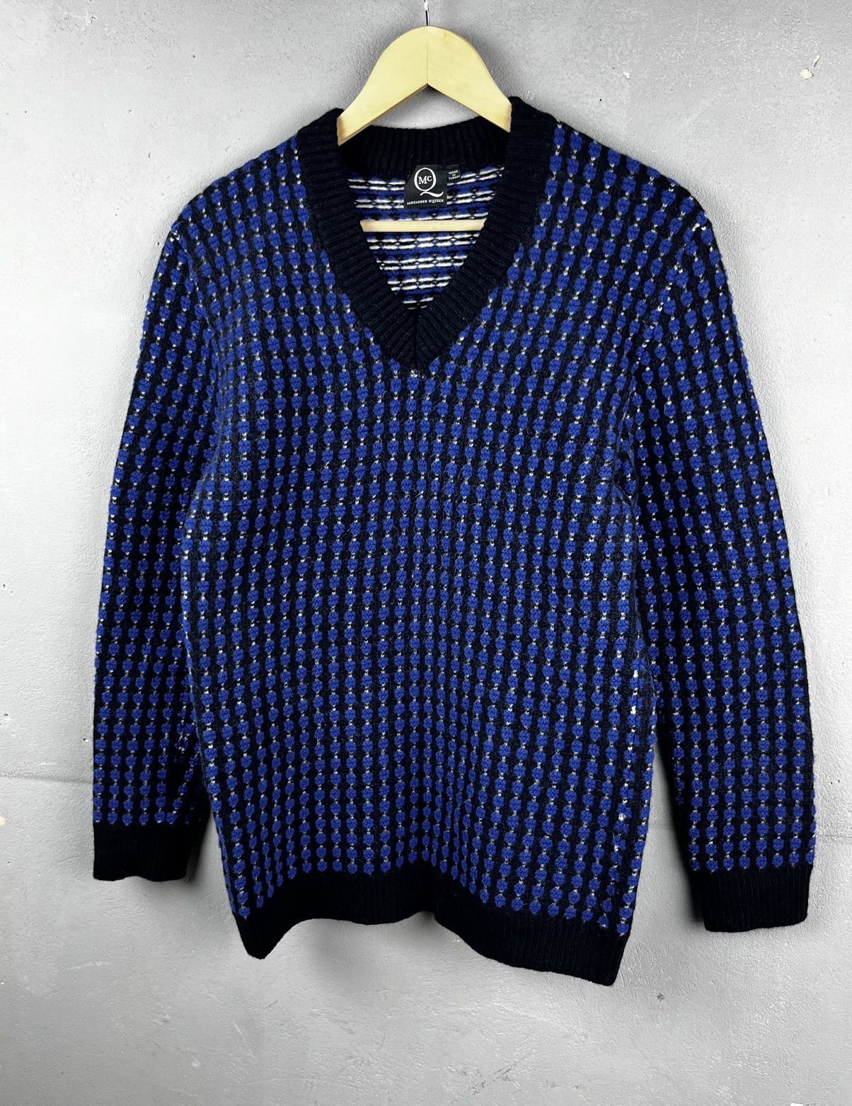 Alexander McQueen Alexander McQueen MCQ Men’s Black Wool Sweater Size US M / EU 48-50 / 2 - 1 Thumbnail