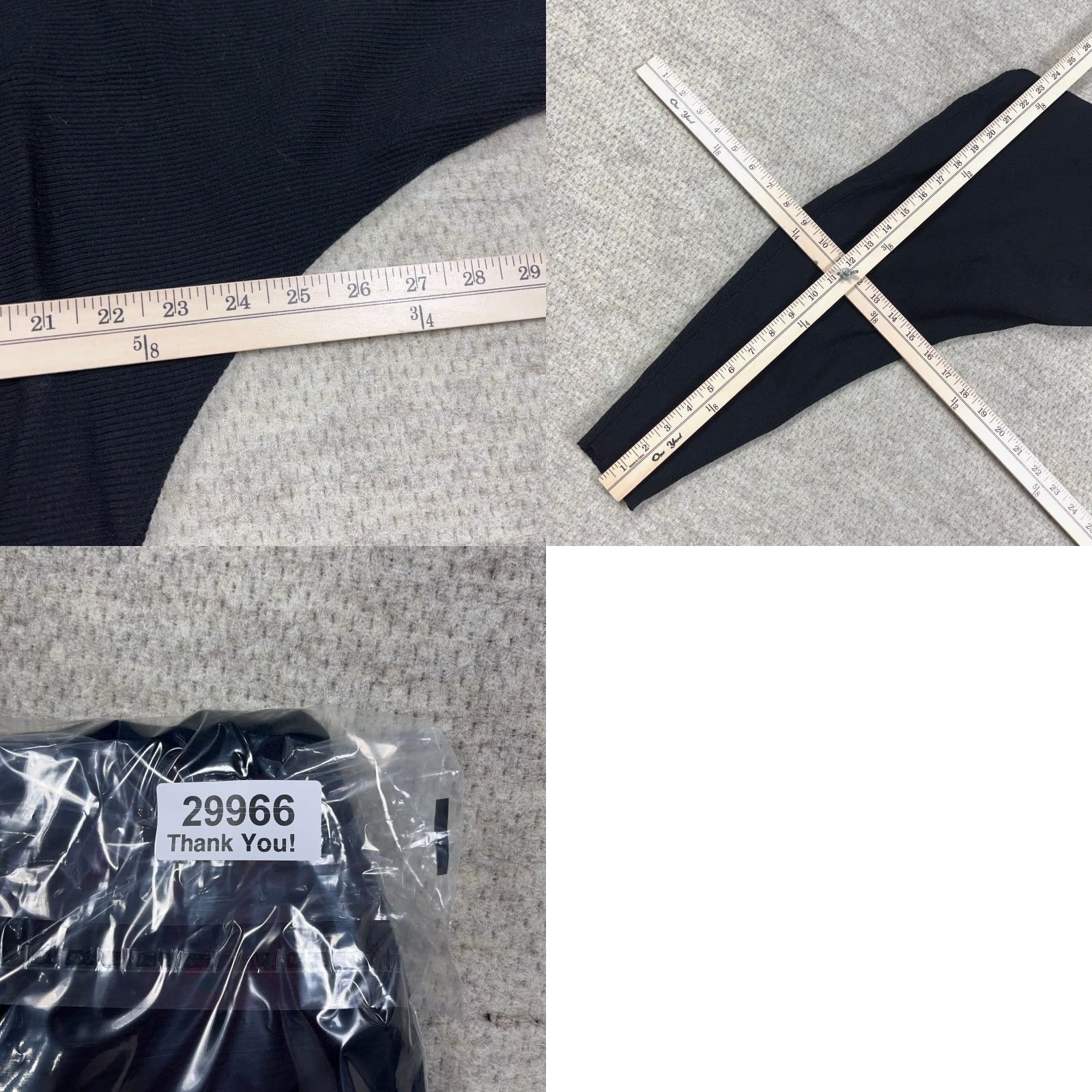 Ralph Lauren Lauren Ralph Lauren Sweater Women Black Long Sleeve Collarless Neck Lightweight Size M / US 6-8 / IT 42-44 - 8 Thumbnail