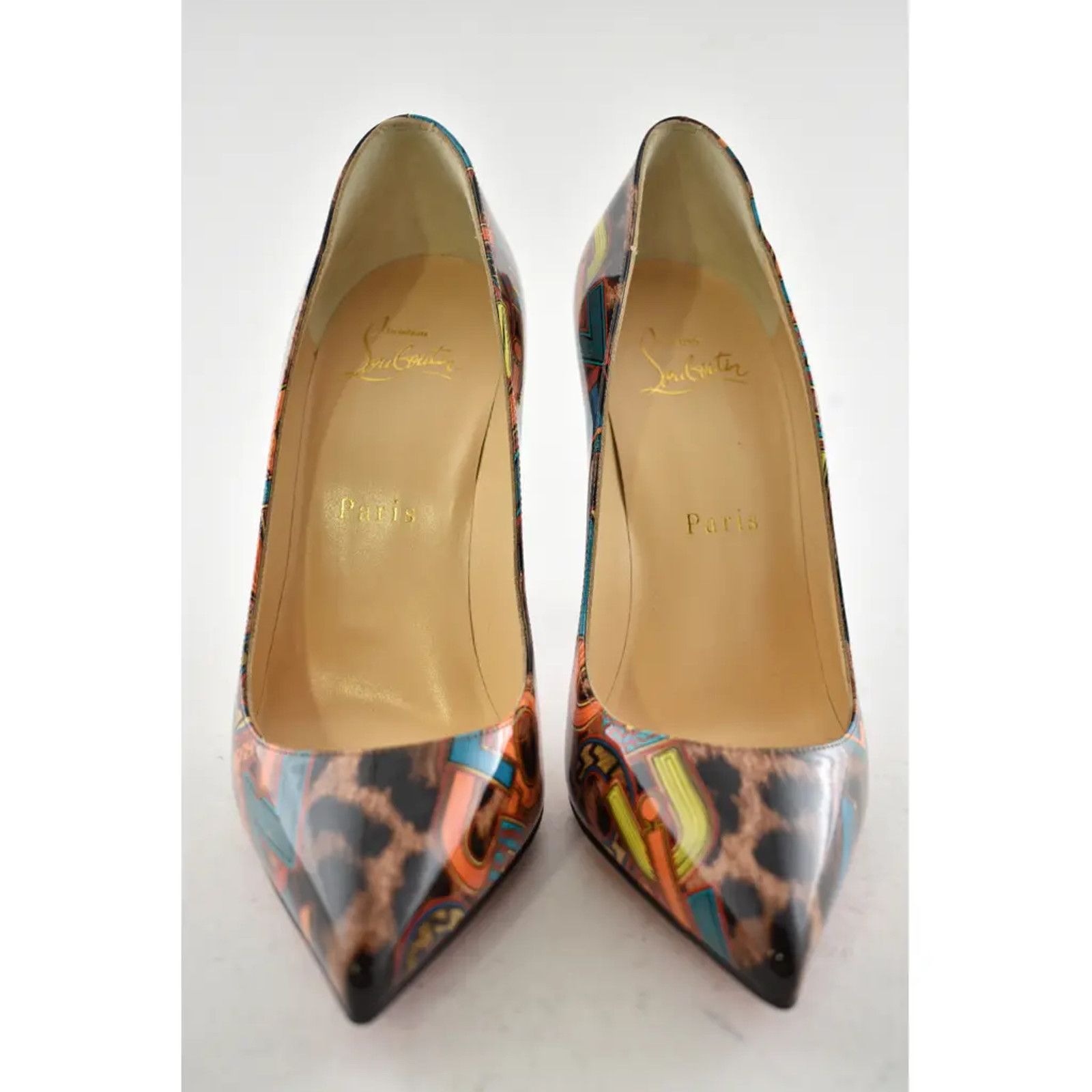 Christian Louboutin Christian Louboutin Pigalle Follies Black Loubileo Leopard Size US 5.5 / IT 35.5 - 5 Thumbnail