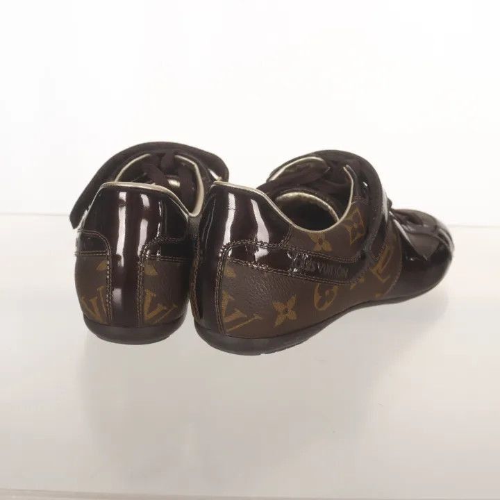 Louis Vuitton Louis Vuitton Fashionable Brown Leather Sneakers -2508 Size US 5 / EU 37 - 1 Thumbnail