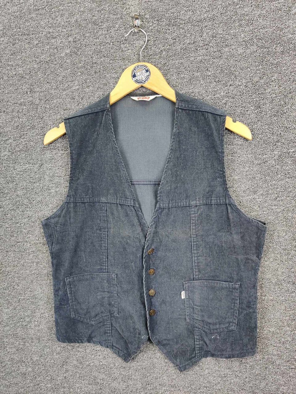 Levi's Vintage Clothing Vintage 90's Levis Corduroy Button Ups Vest Size US M / EU 48-50 / 2 - 2 Thumbnail