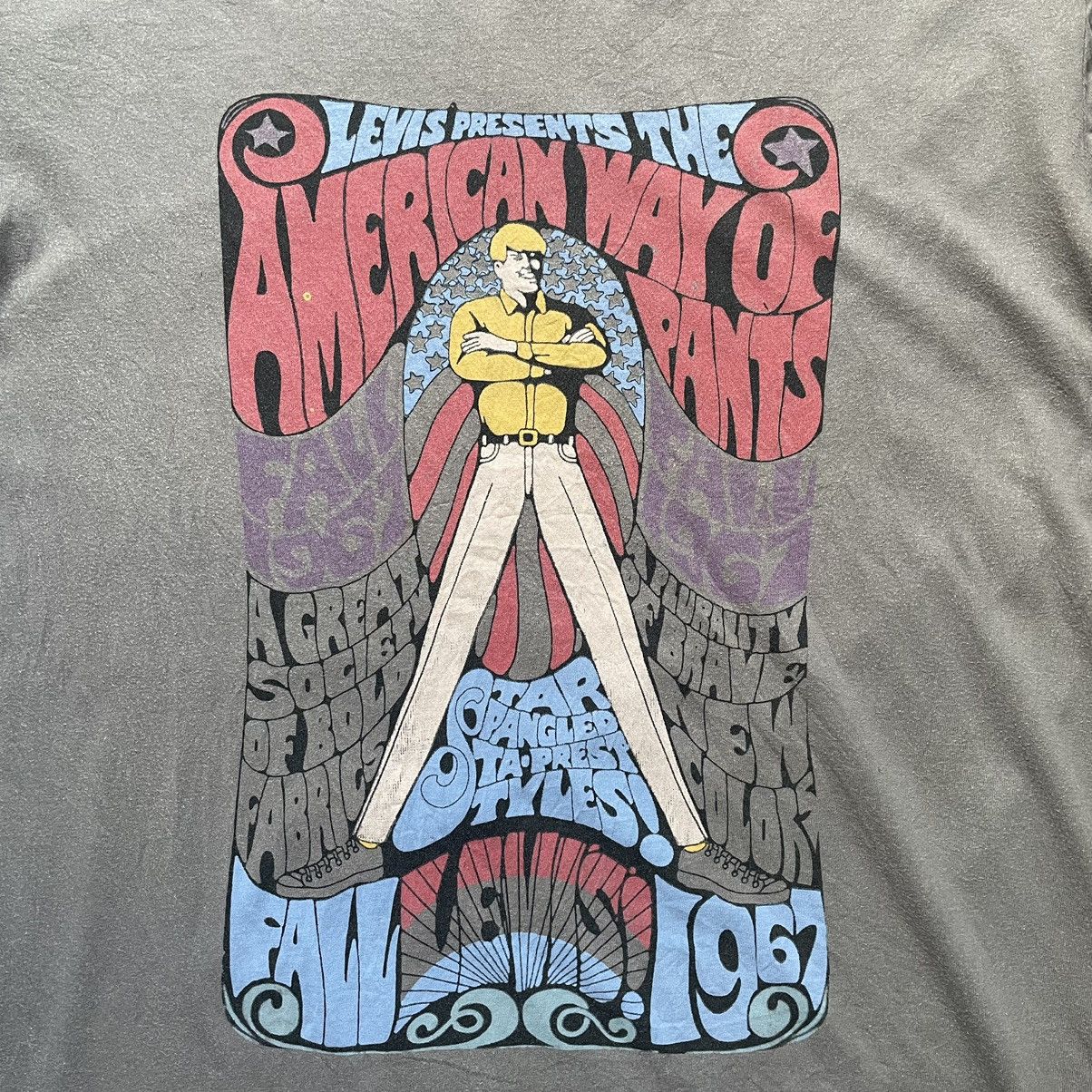 Levi's Levi's Retro Print T Shirt Size US XL / EU 56 / 4 - 2 Thumbnail
